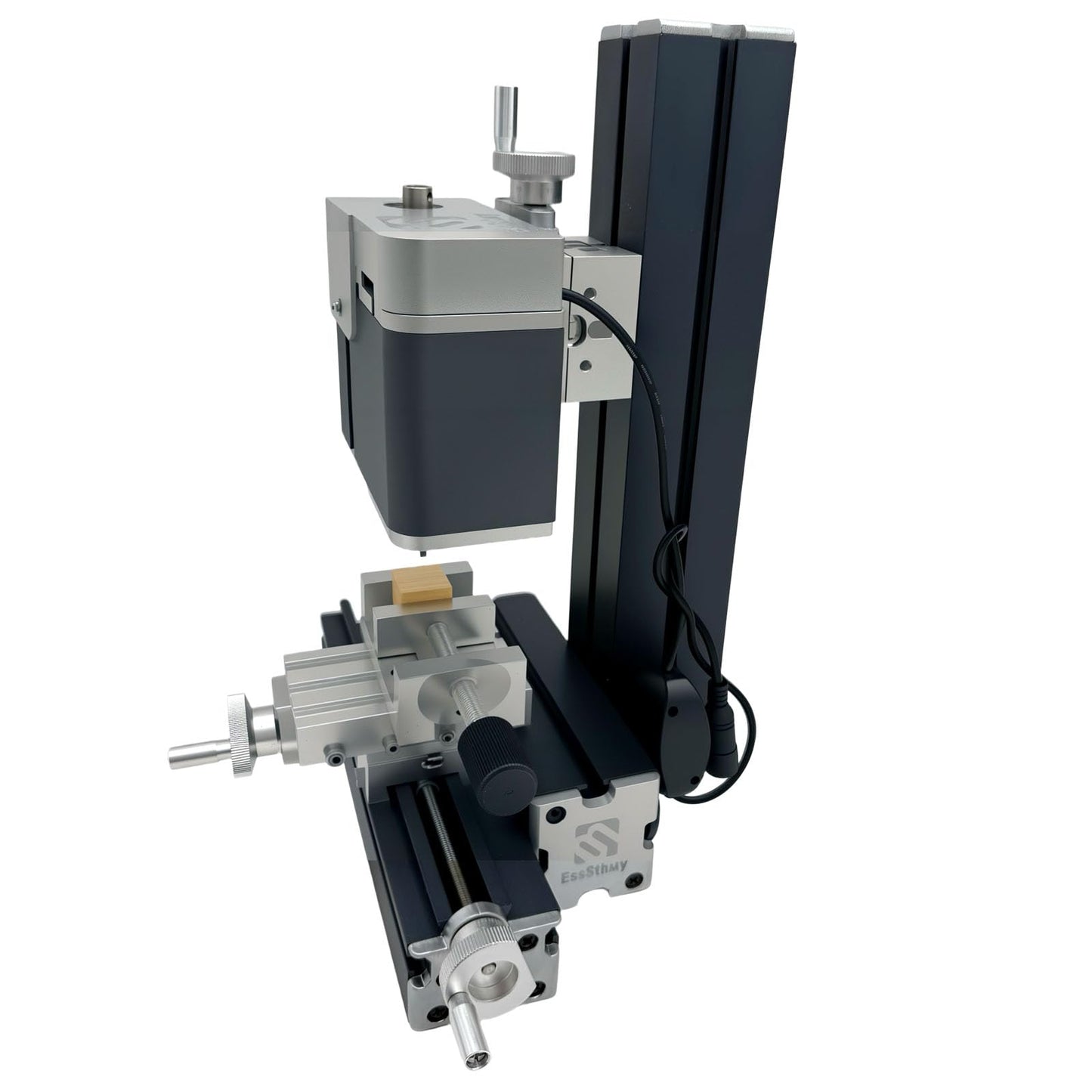 EssSthmy 60W 12000RPM High-power Mini Metal Milling Machine,High-Precision Milling Machine For Metal/Wood, DIY Tools For Woodworking