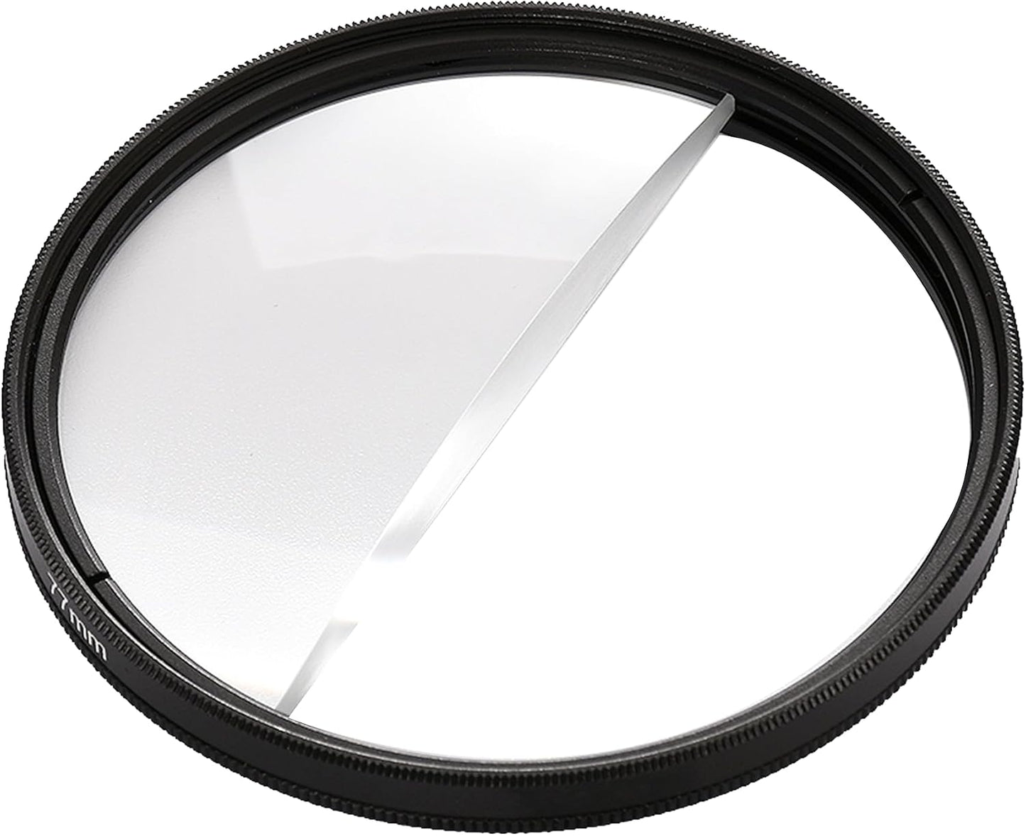 SAKUINER 82mm PUYI Split Diopter Filter Creative Half Transparent Blur Effect for Portrait & Landscape Photography