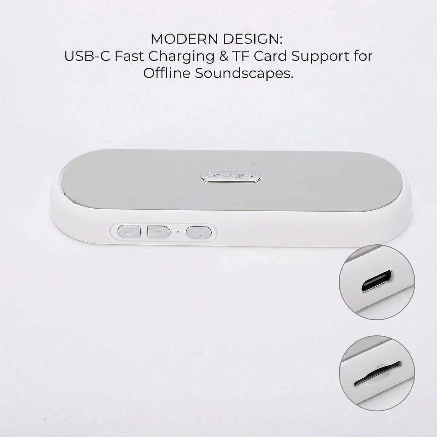 LICAEVEY 400mAh Under Pillow Speaker for Sleeping, Portable White Noise Machine with Bluetooth & Smart Sleep Timer