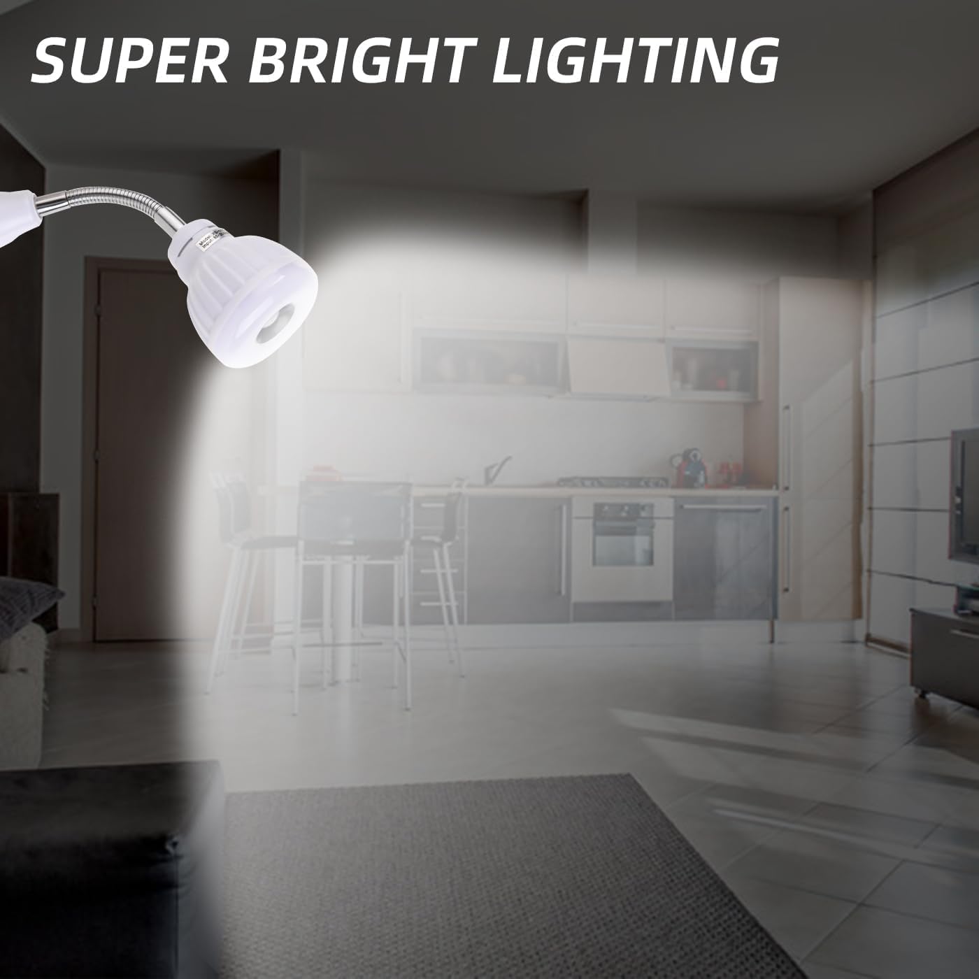 eyesfon (5, Plug in Motion Sensor Light, Dusk to Dawn Night Light AC Outlet Plug-in Wall Stair Lamp Indoor Smart Motion