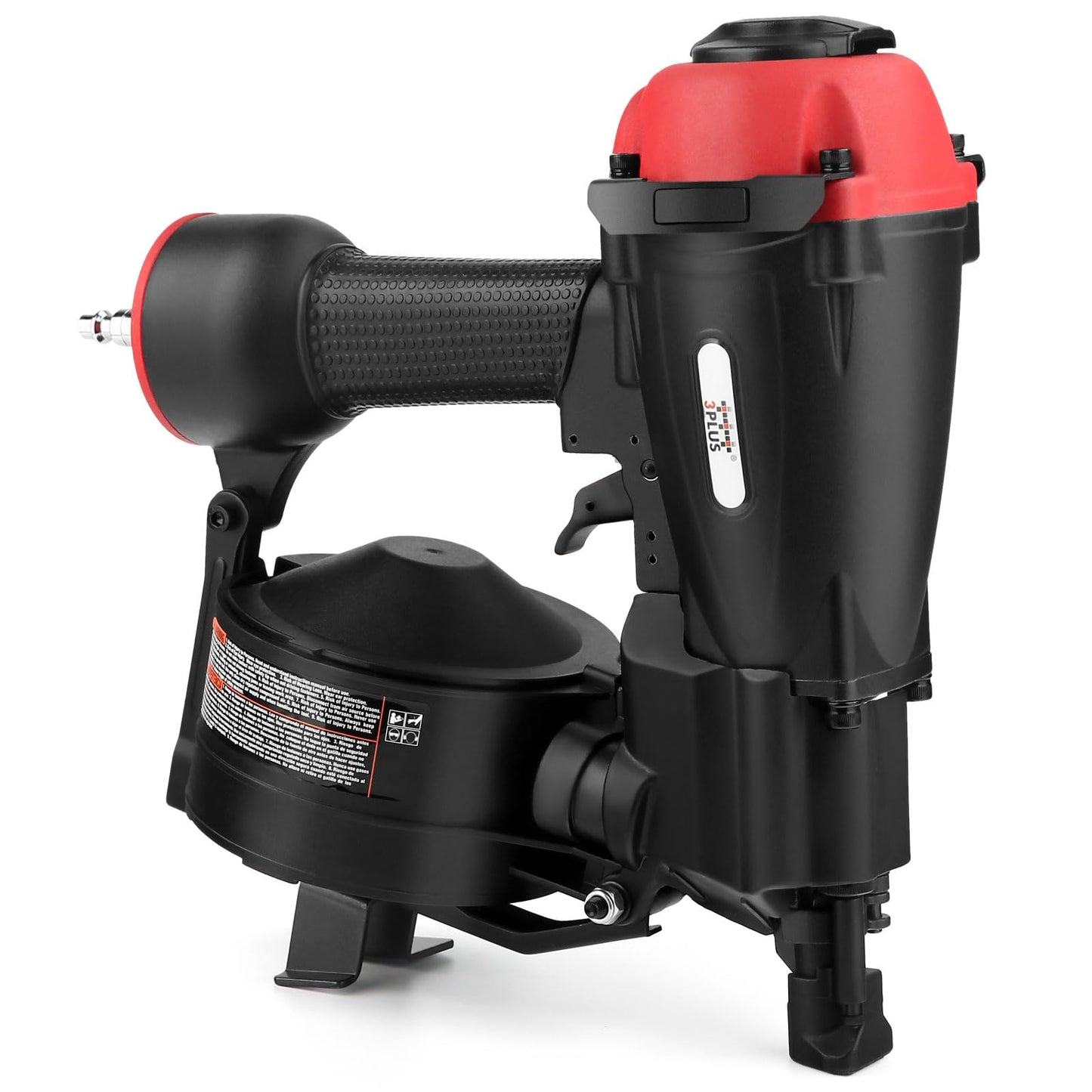 3PLUS HCN45SP 11 Gauge 15 Degree 3/4" to 1-3/4" Coil Roofing Nailer Pneumatic Roof Nail Gun