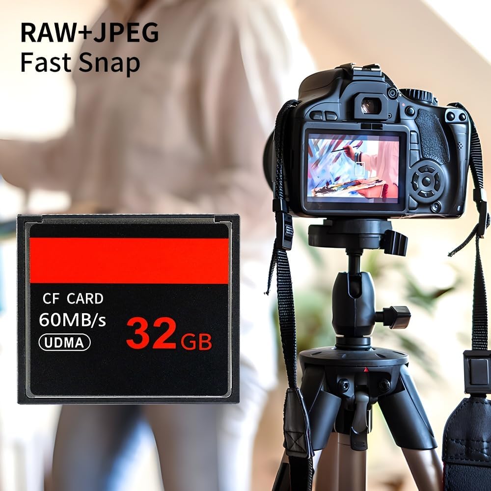 ANXILE 32GB 60MB/s,Original CF Card,UDMA Speed Up to CF Card Camera Memory Card