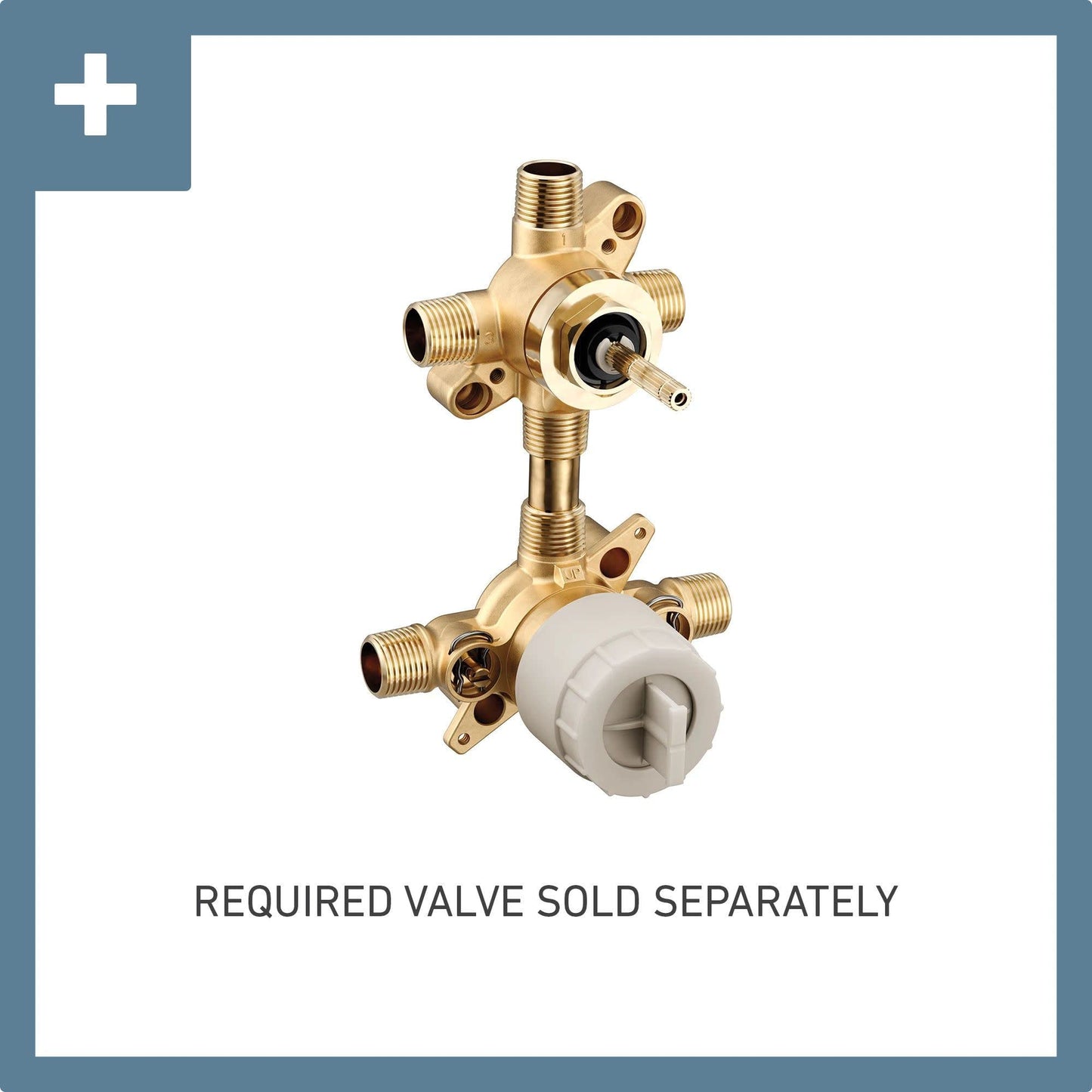 Moen UTS9011BN 90 Degree M-CORE 3-Series 2-Handle Shower Trim with Integrated Transfer Valve, Valve Required, Brushed Nickel