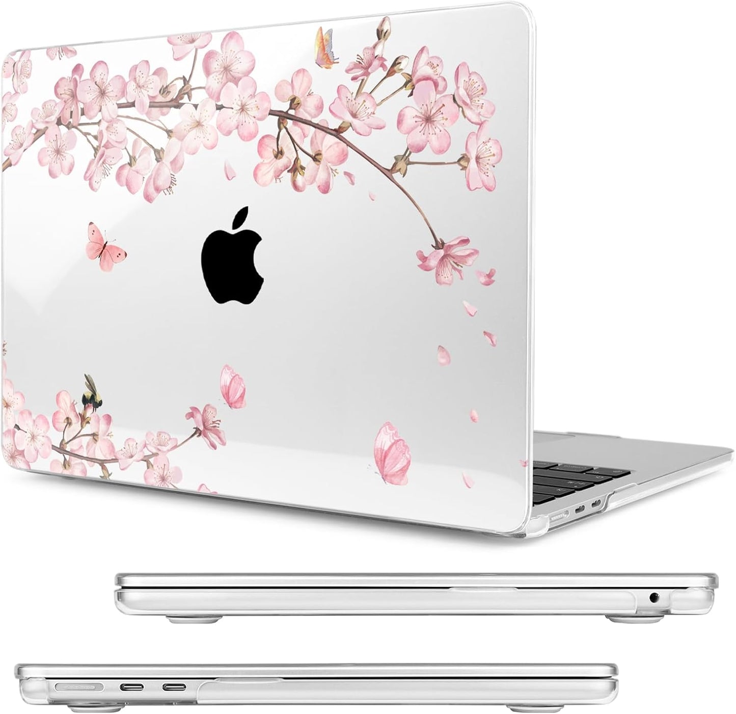 MecBevia 2026 M5 13 inch 2026 2025 2024-2022 M5 A3449 M4 A3240 M3 A3113 M2 A2681, Compatible with MacBook Air Case