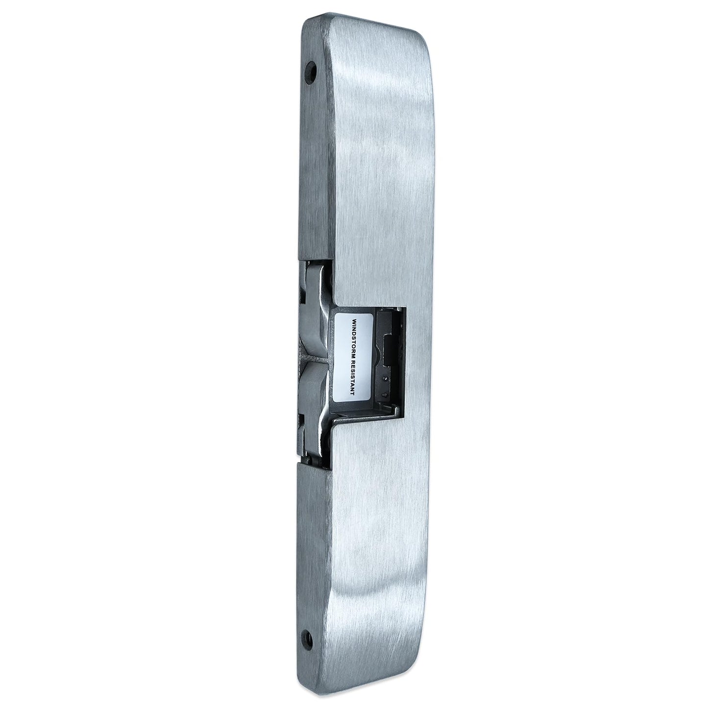 9600 Electric Door Strike – Windstorm Resistant Surface Mounted Lock, Satin Stainless Steel, 12/24VDC, Compatible with HES 9600, 9600-630