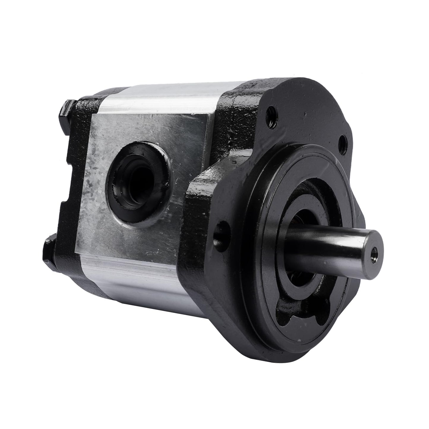 Flynsu Hydraulic Gear Pump 2-9 GPM 3/4" Keyed Shaft CID 0.61 CW Right SAE A-2 Bolts Cast Iron Flange HGP CI34K-A02-061R