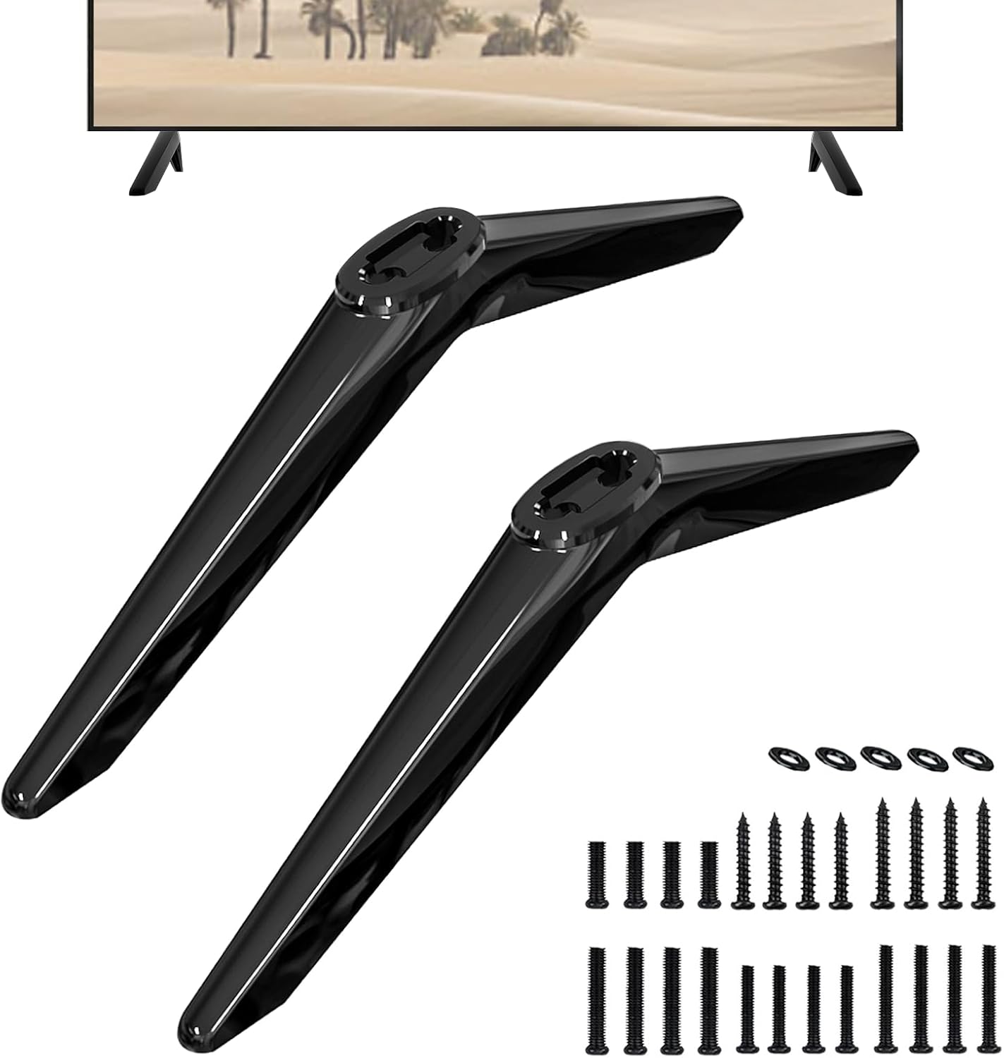 Varghesyla 32L310U18 32L310U19 32L310U20 32L220U 43LF421U19 50L420U TV Legs Replacement for Toshiba TV Stand Base