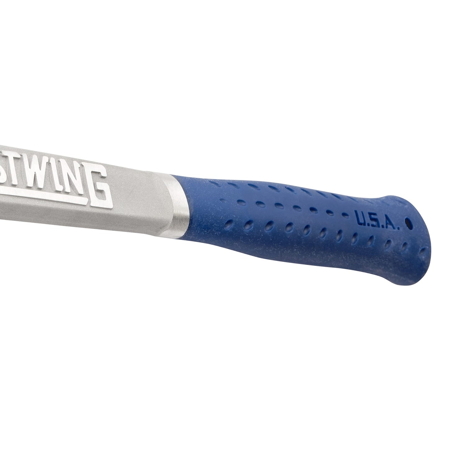 ESTWING AL-PRO Aluminum Framing Hammer - 14 oz Straight Rip Claw with Smooth Face & Shock Reduction Grip - ALBL , Blue