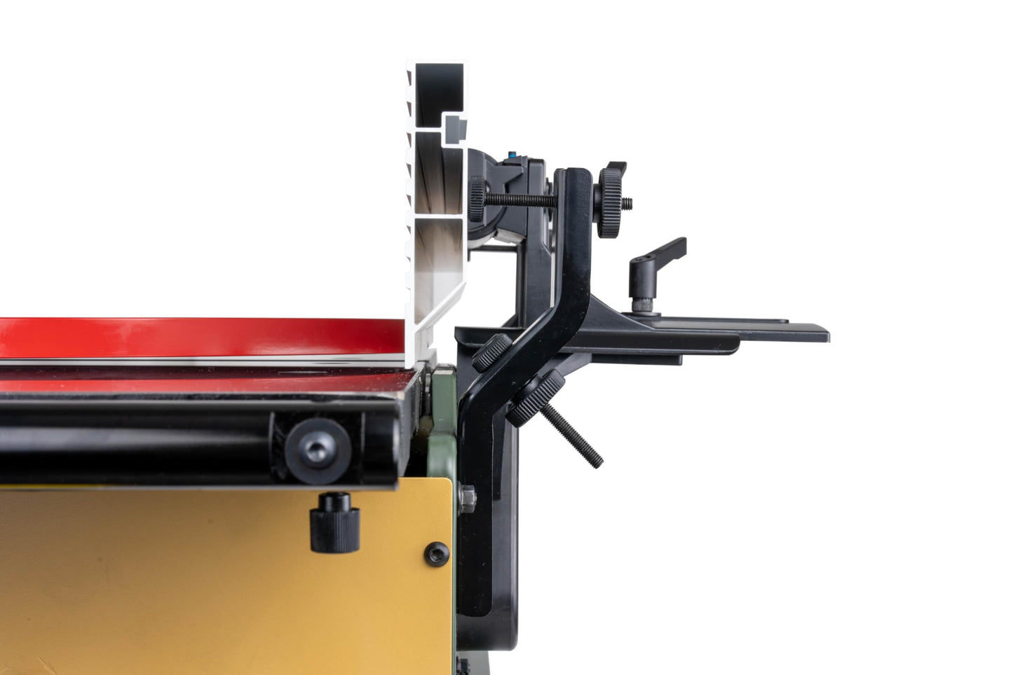 Cutech 40180HI 8-Inch Spiral Cutterhead Benchtop Jointer with Cast Iron Tables, 16 TC Inserts, Extra Long 24" Aluminum Fence, Additional 7-3/8" Fence Brackets, and a 10-amp Motor
