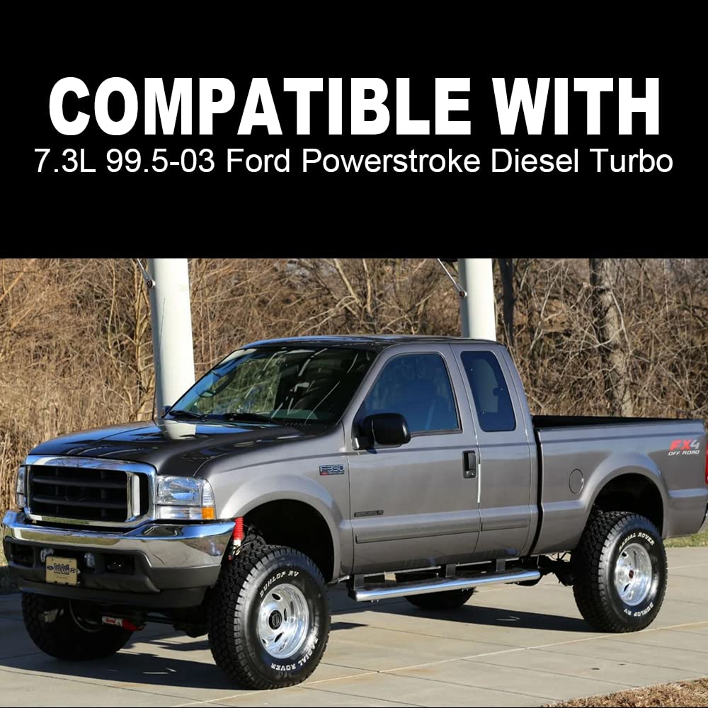SPELAB EBP Valve Upgrade Turbo Pedestal & Exhaust Housing Compatible with Ford 7.3L Powerstroke 1999.5-2003 Bolts & Exhaust Housing + Diesel Turbo Pedestal