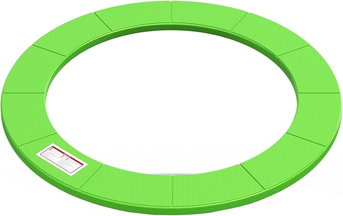 LANGXUN Universal Trampoline Repalcement Safety Pad, 8ft 10ft 12ft 14ft 15ft 16ft Waterproof Surround Spring Foam Cover for Round Frame