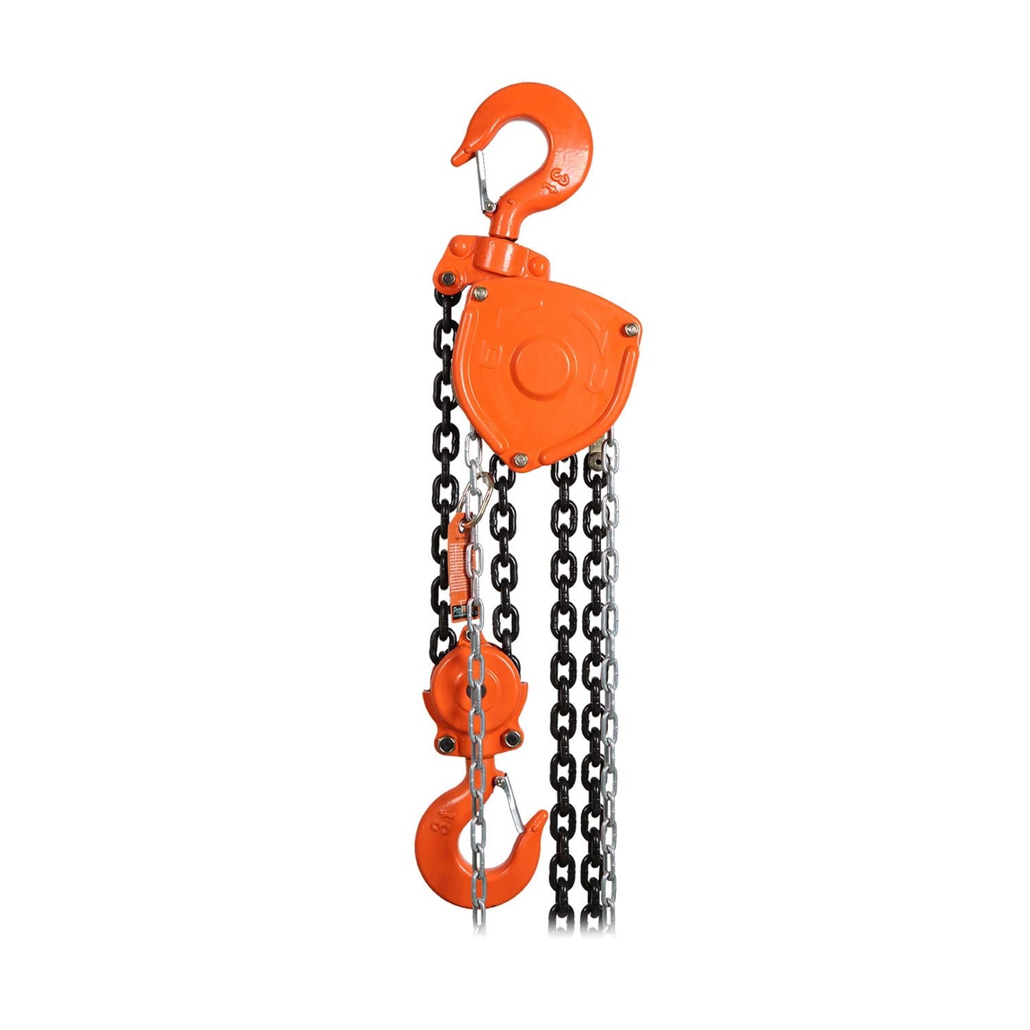 Prowinch 6600 lbs 3 Ton 30 ft Manual Chain Hoist Featuring Durable G80 Black Tempered Chain for Heavy-Duty Lifting and Rigging Applications in Industrial and Construction Environments