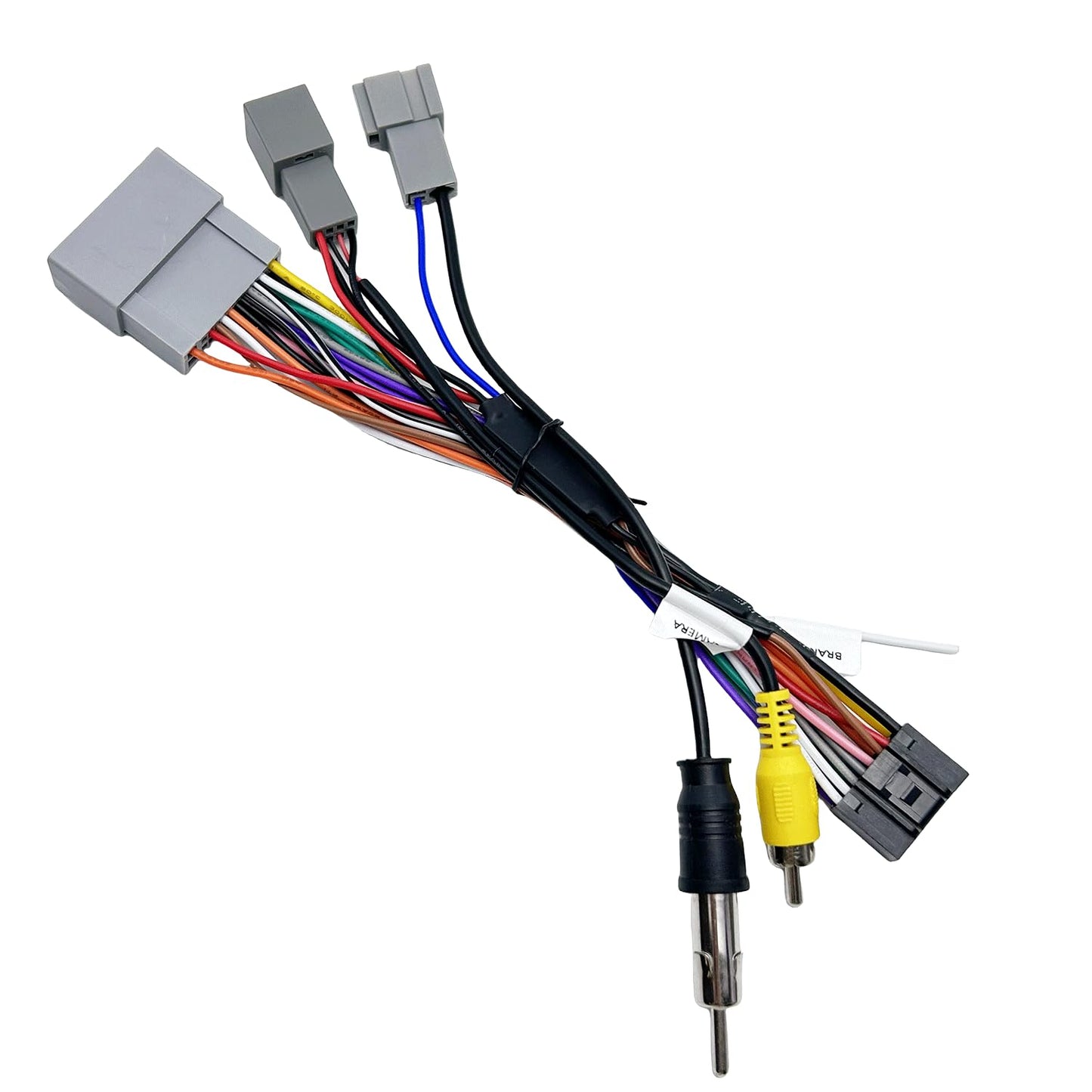 16-Pin 2013-2020 Android Aftermarket Radio Wiring Harness Adapter for Honda Odyssey (Except EX-L Trim), with Antenna