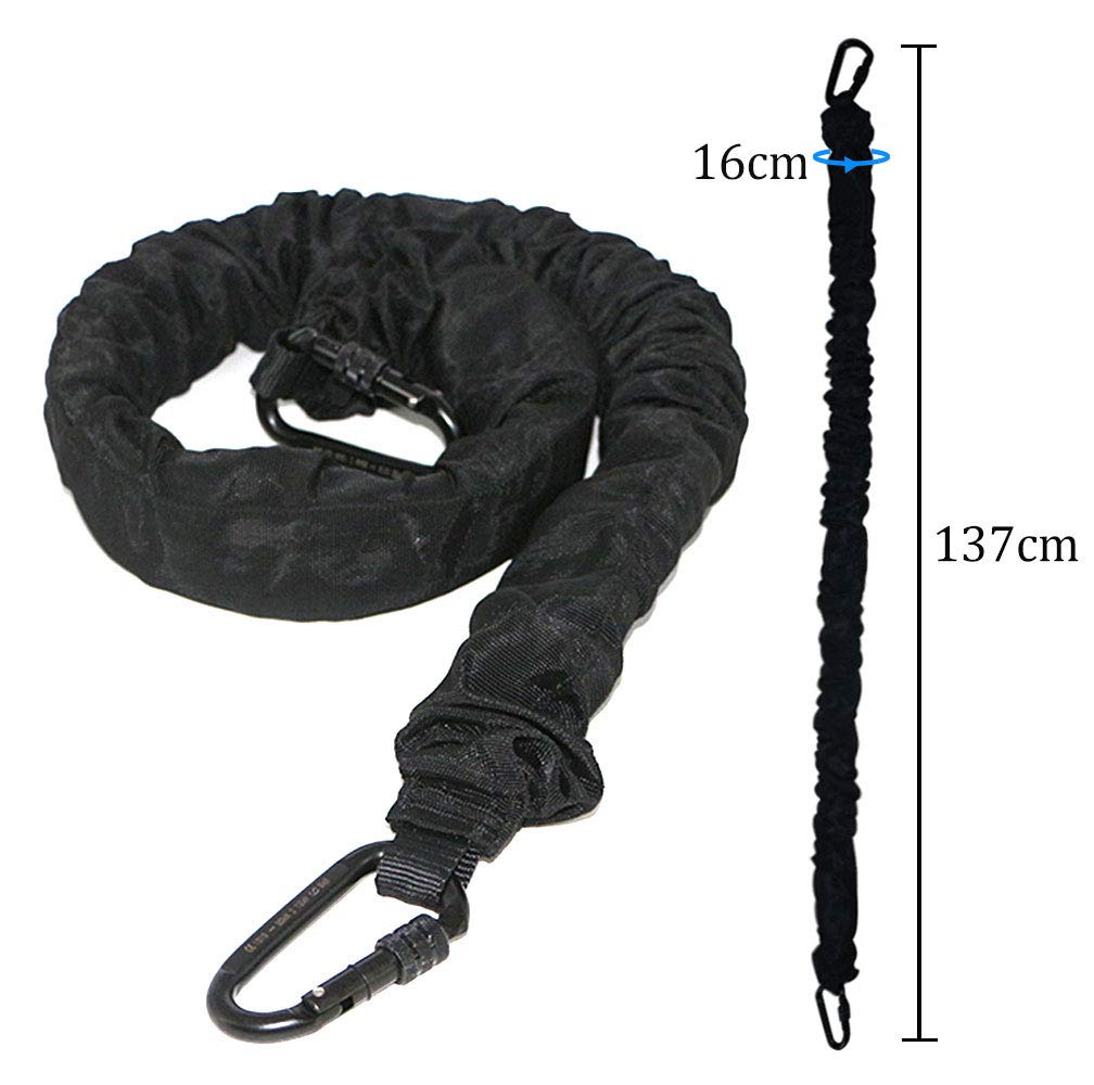 DASKING Upgraded Version Heavy Yoga Bungee Rope Resistance Belt Bungee Workout Grawyti Training Tool Equipment for Home Gym Yoga (Weight Class -2)