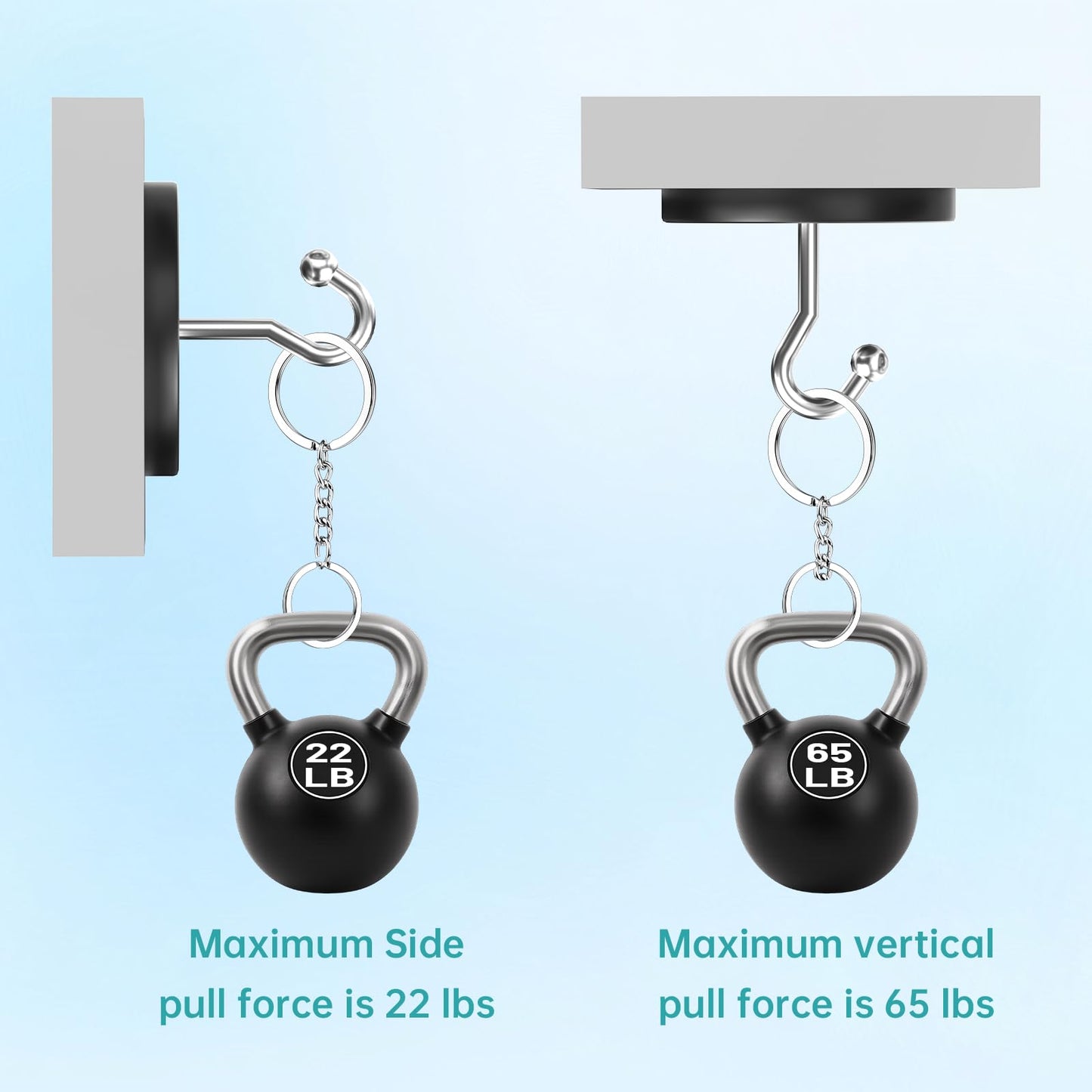 Mippko Magnetic Tablet Holder Fridge iPad Mount for Vehicle/Cabinet/Metal Shelf/Whiteboard,Strong Magnetic Base Stand Attracts Metal Surface,Compatible with 4.7~12.9" iPad/Nexus/e-Reader/iPhone