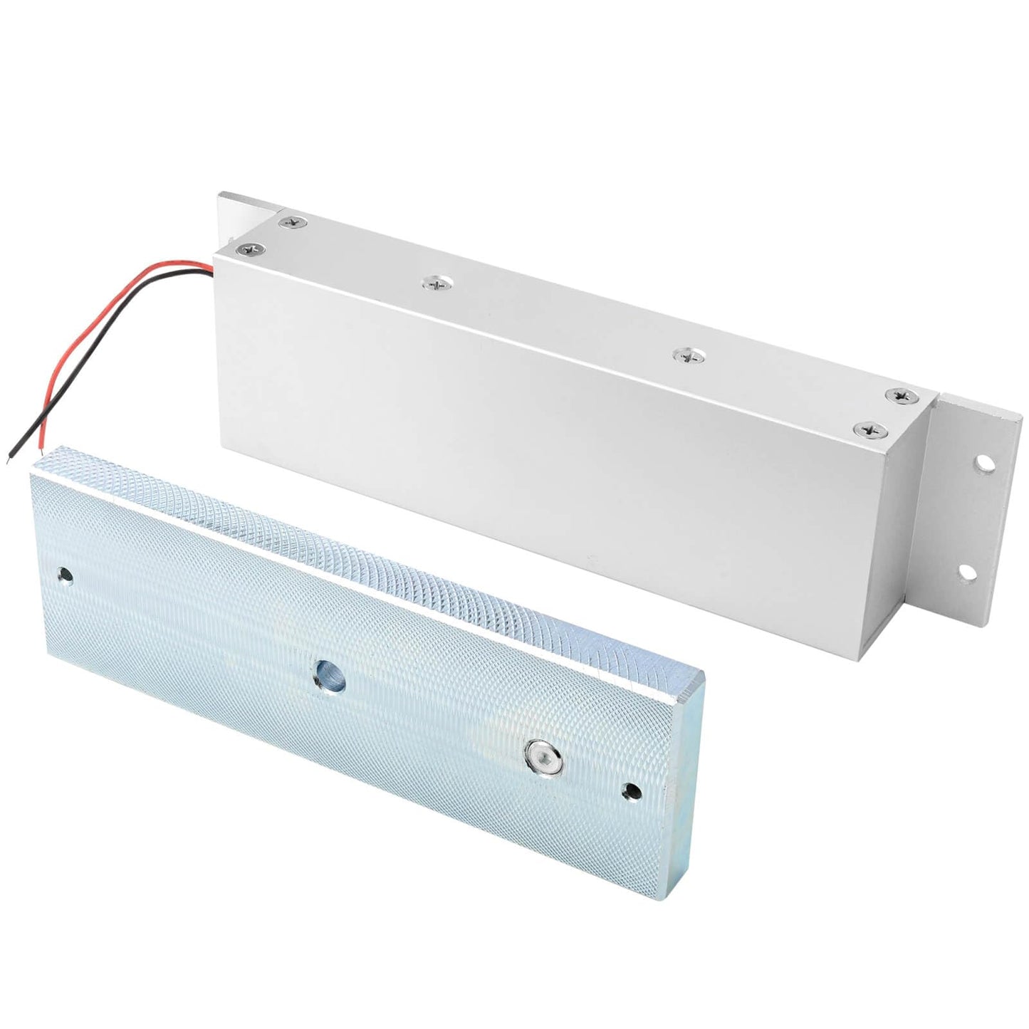 Recessed Magnetic Lock for Access Control, 500KG 1200lbs Holding Force Flush Mount Electromagnetic Lock, Fail Safe DC 12V Waterproof for Wood Metal Fire Doors