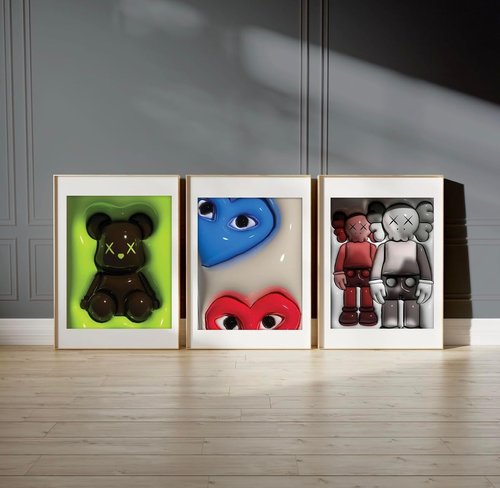Hypebeast Posters | Trendy Wall Decor for Sneakerheads | 9-Piece Art Print Set (8x10 Inch)