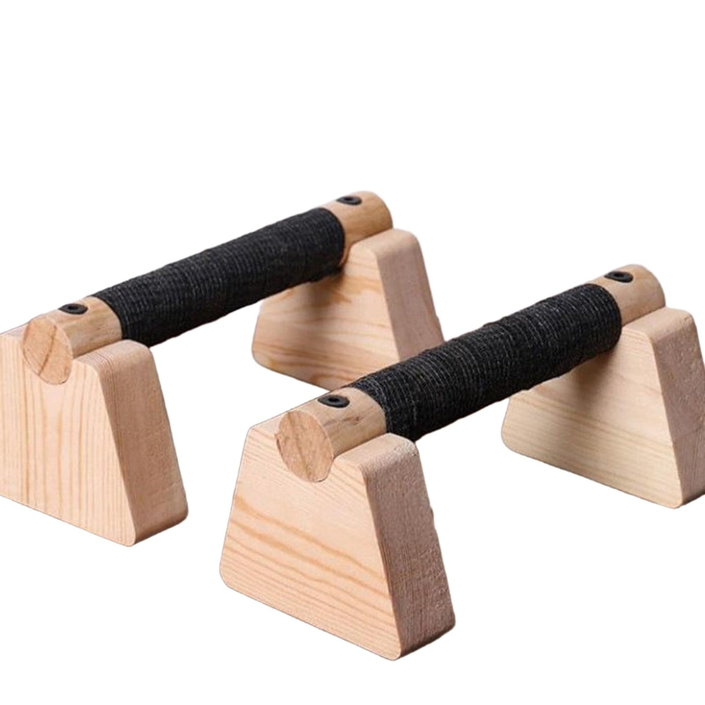 Dlengyanmi Wooden Fitness Equipment - Portable Home Calisthenics Equipment, Universal from Beginner to Advanced, Men's Inverted and Push Up Handle ﻿
