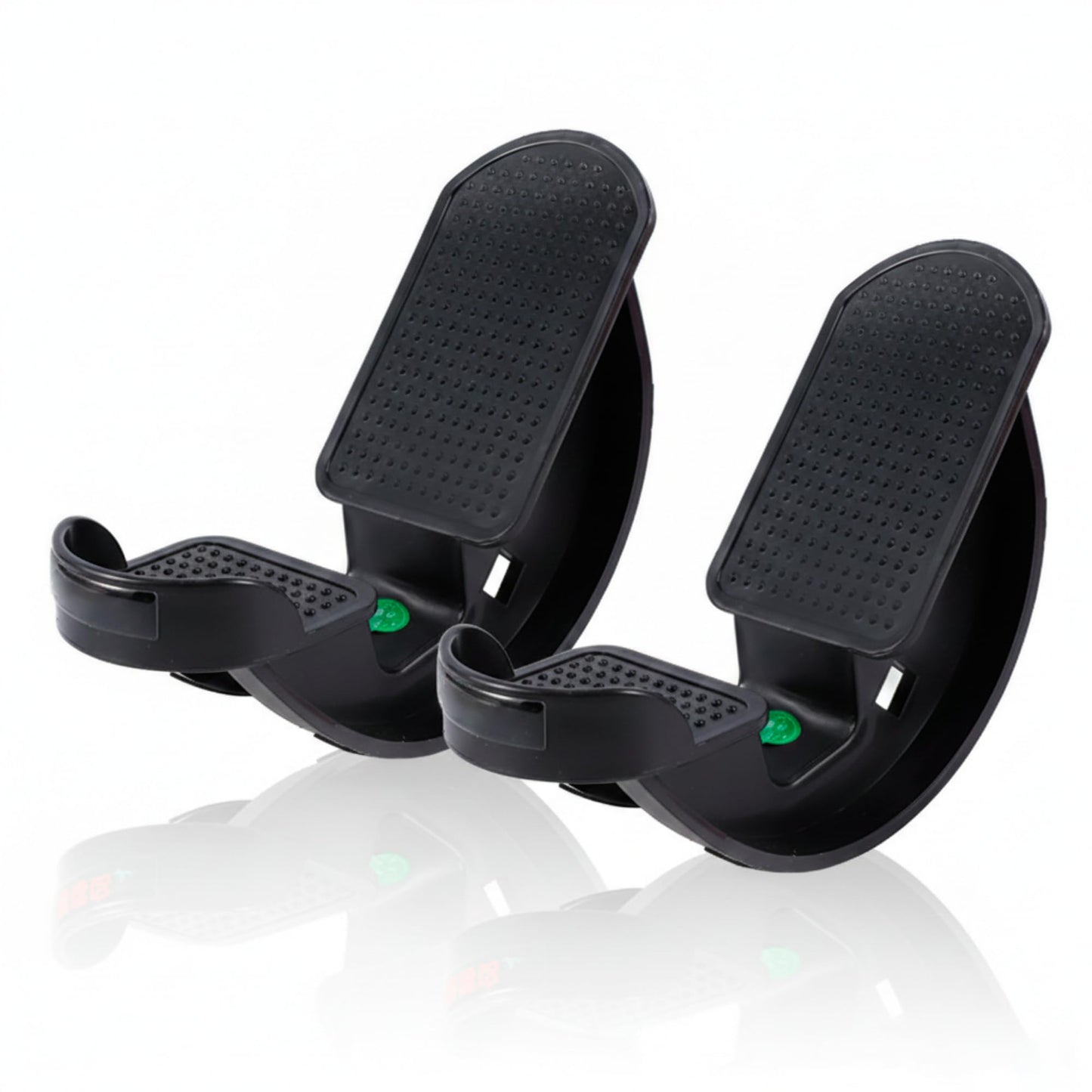 Calf Stretch Board Set of 2 Pieces Foot Rocker for Plantar Fasciitis Relief Achilles Therapy Device Ankle Mobility Balance Tool Non Slip Black Trainer Physical Therapy Equipment Leg Slant Stretcher