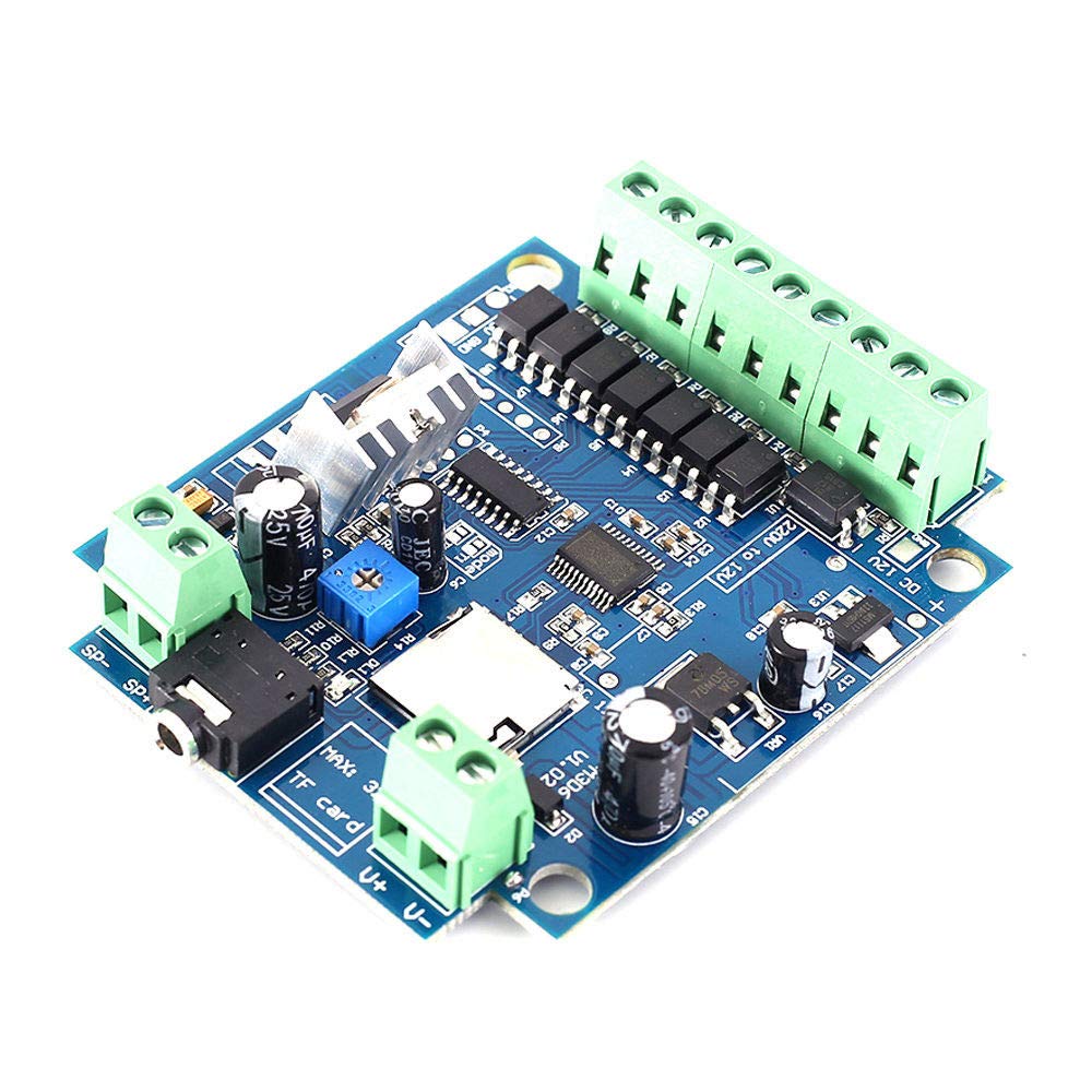 Lufasa MP3 12V 12W 4ohm 8ohm 8 Voice Player Module DC Power Amplifier Module Voice Module Music Alarm Prompter Trigger