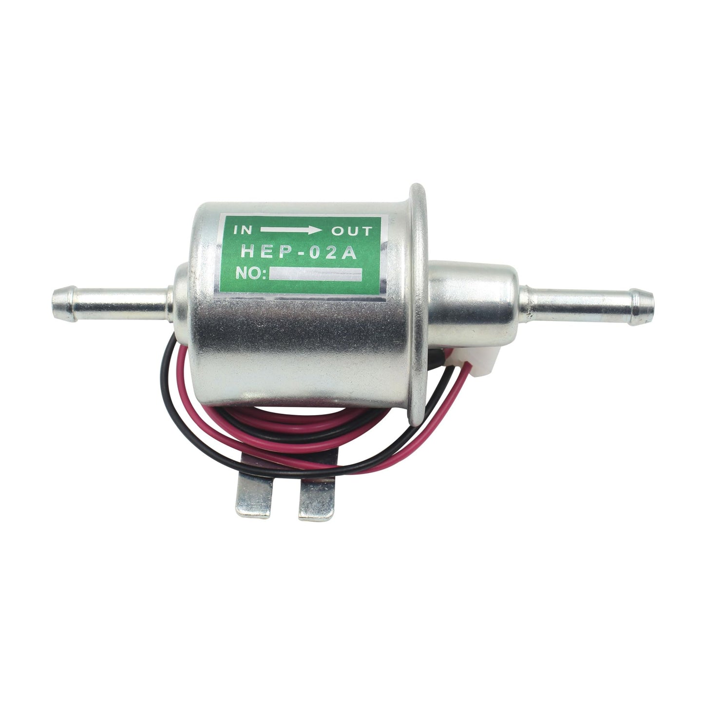 Yezoauto 12V Universal Electric Fuel Pump Low Pressure 4~7 PSI Inline Diesel Gas Compatible with All 12V Cars Trucks Boats Carburetor Lawnmower and Generators HEP-02A ATV