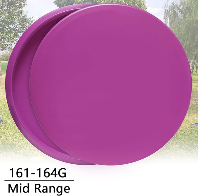 Disc Golf Set - Driver, Mid-Range and Putter Discs for Outdoor and Backyard, Comfortable Plastic, 6 Discs Only