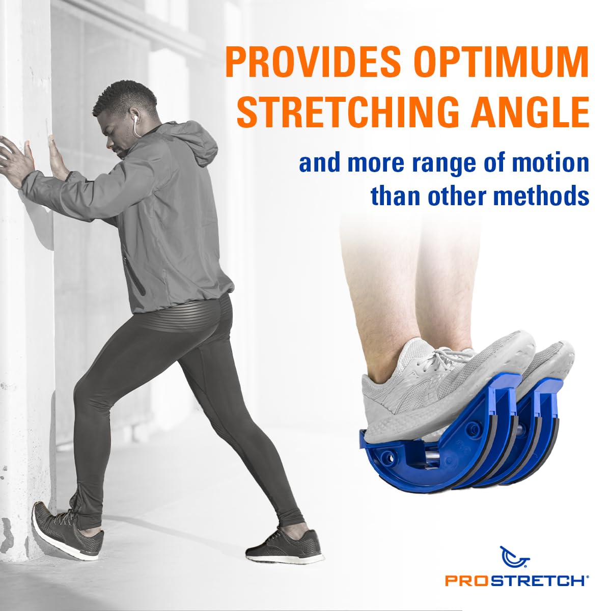 ProStretch Double Original Calf Stretcher, Dual Foot Rocker for Plantar Fasciitis, Achilles Tendonitis, and Tight Calves