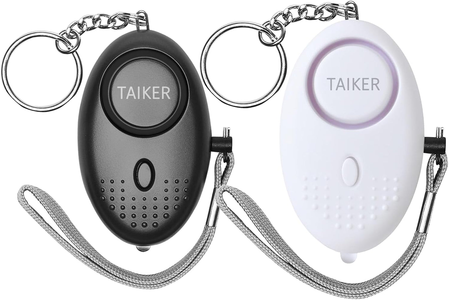 Taiker 140DB Elders-2 Pack Personal Alarm for Women Emergency Self-Defense Security Alarm Keychain with LED Light