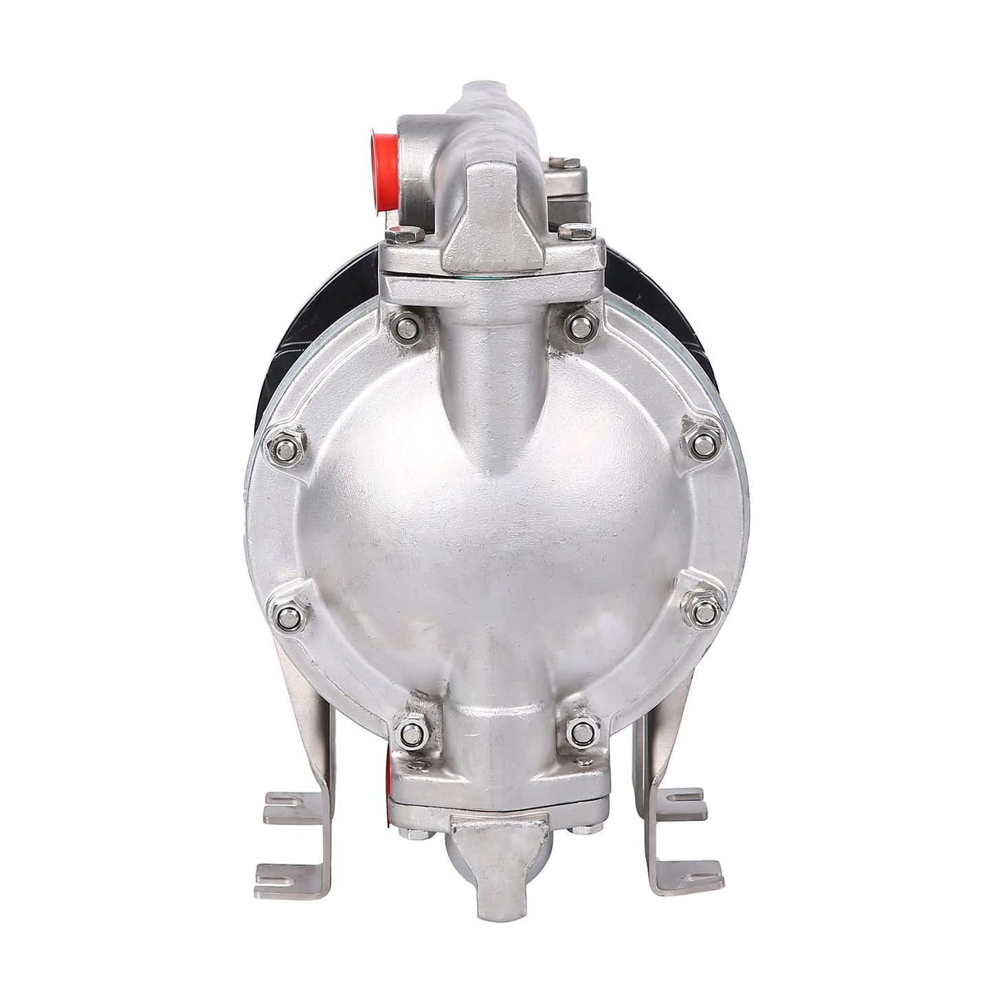 Air Operated Double Diaphragm Pump 1 inch Inlet/Outlet Pneumatic Waste Oil Transfer Pump for Chemical DN25 35GPM Dual Diaphram Teflon by Aluminum alloy 115 PSI (QBY4-25 SS+PTFE 35GPM)