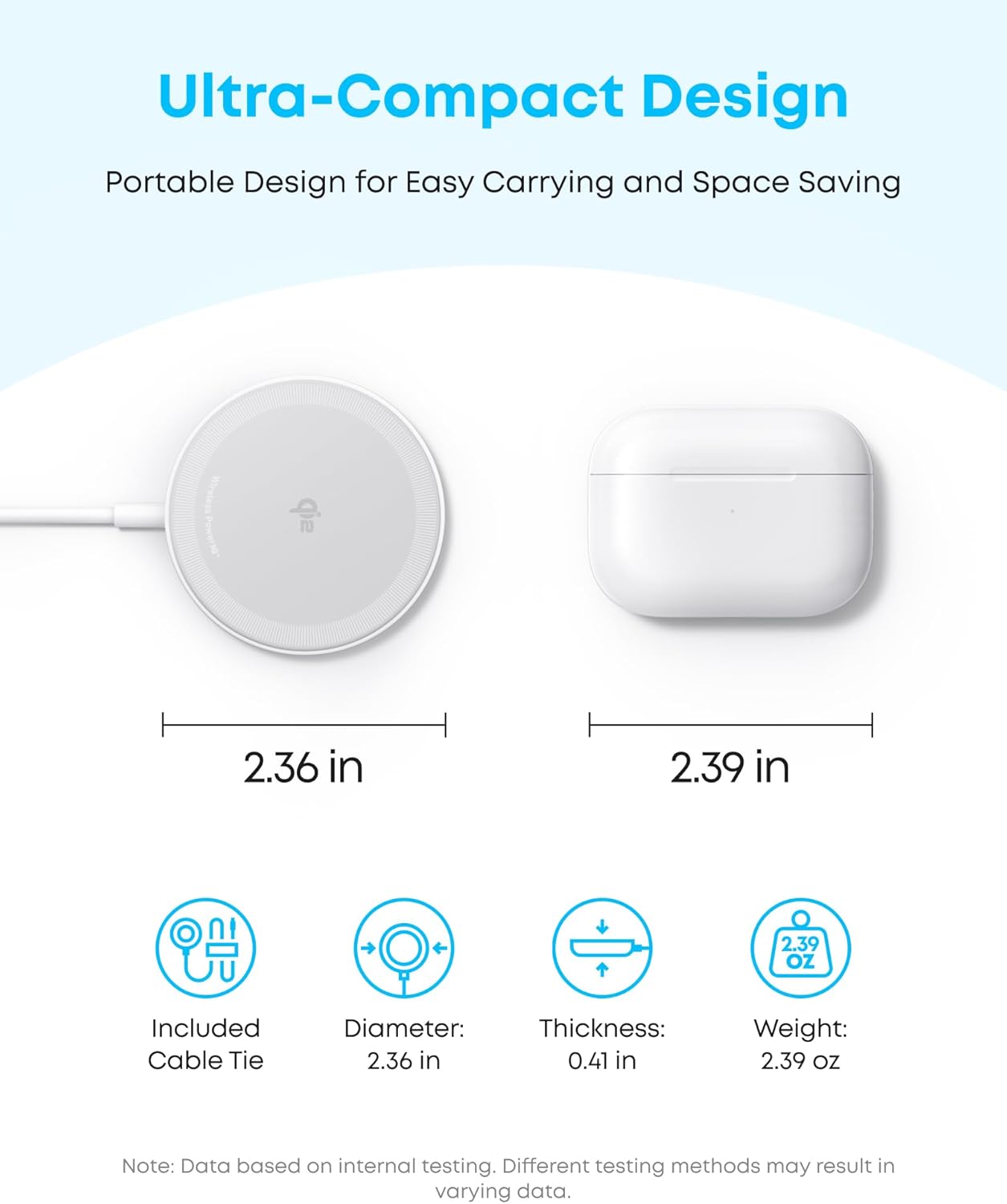 Anker 2-Pack Qi2 15W 17/16/15/14/13 Zolo Magnetic Wireless Charger, Certified MagSafe-Compatible Wireless Charging Pad