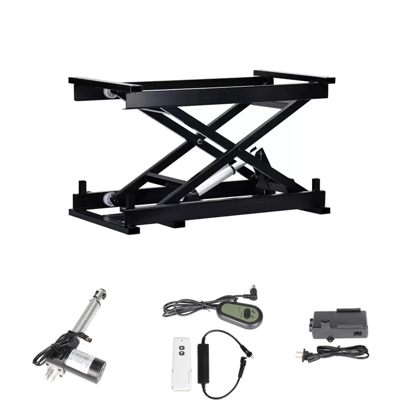 Height Adjustable Electric Lifting Platform Electric Scissor Lift Table 408LB Load