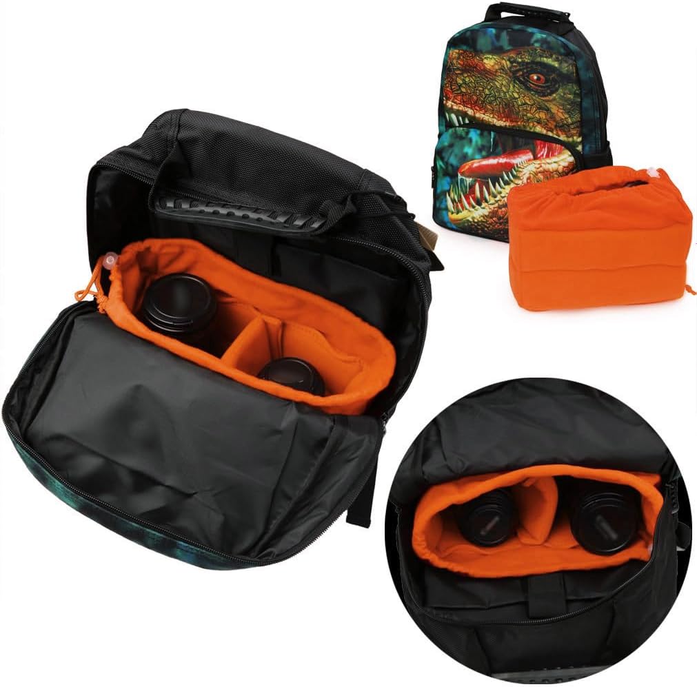 Koolertron Shockproof Camera Photo Bag for SLR TLR Camera Insert Partition Padded Case,Can be Put Directly Into the SLR