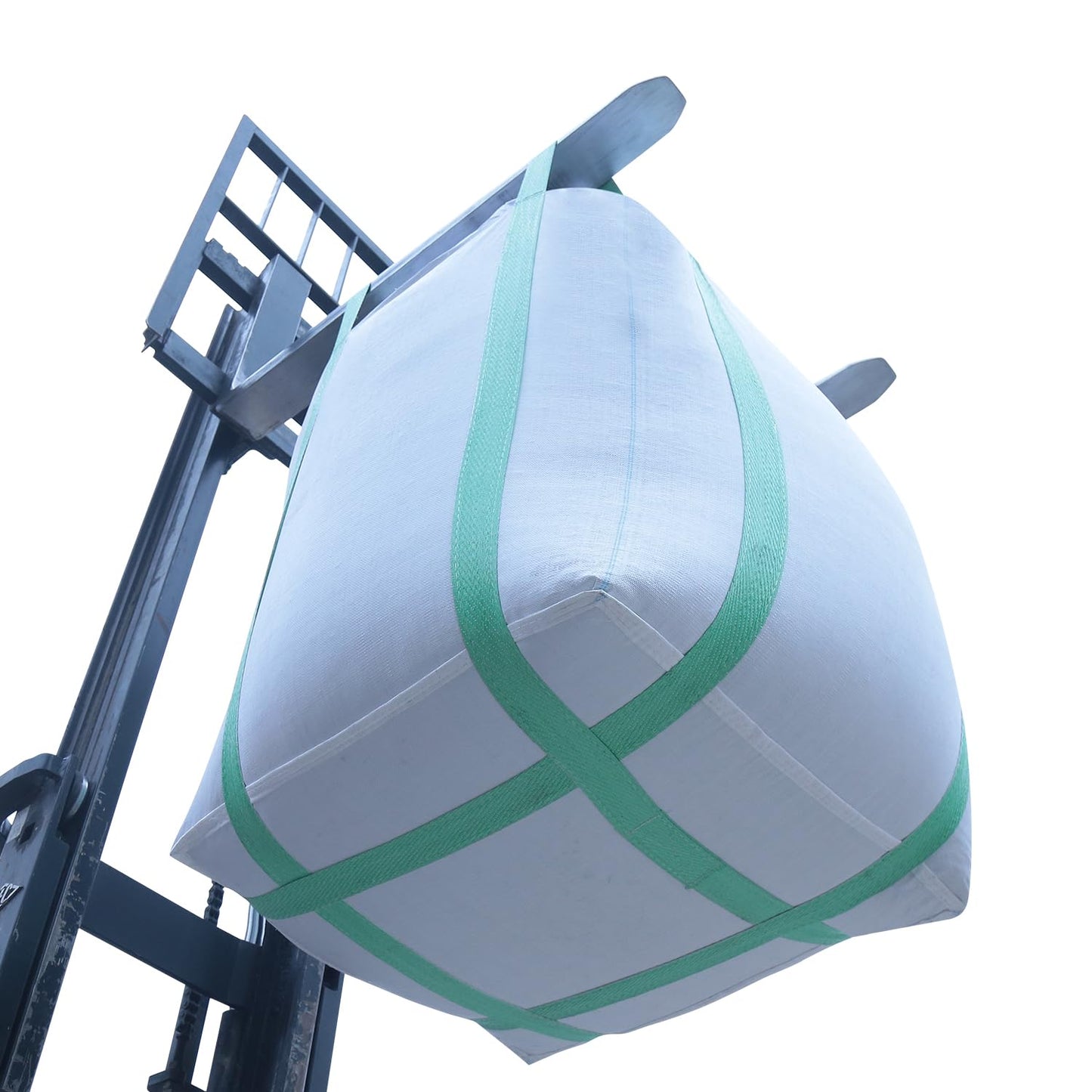 10 Pack FIBC Bulk Bag,2 Ton Bag,35"L x 35"W x 43"H,4400 lbs SWL,Duffle Top Flat Bottom,Four Loop Fibc Big Bags,Heavy Duty Bulk Bags for Industry Agriculture Construction