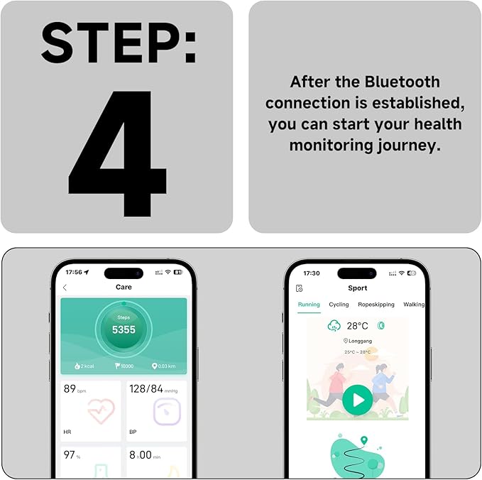 MUMU Smart Ring Sizing Kit for Women Men,Fitness Tracker Ring Sizer for Sport Monitoring,Choose Sizes 6 to 14,No Subscription Fee,IP68 Waterproof Smart Ring Size Kit(Only Ring Sizer Measuring Tool 2)