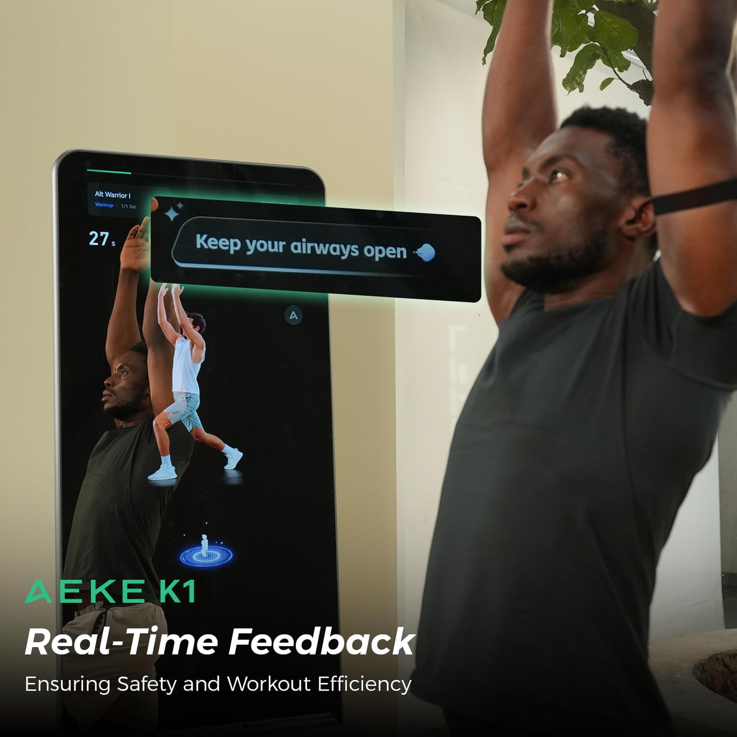 AEKE K1 Smart Home Gym System+Yoga Mat