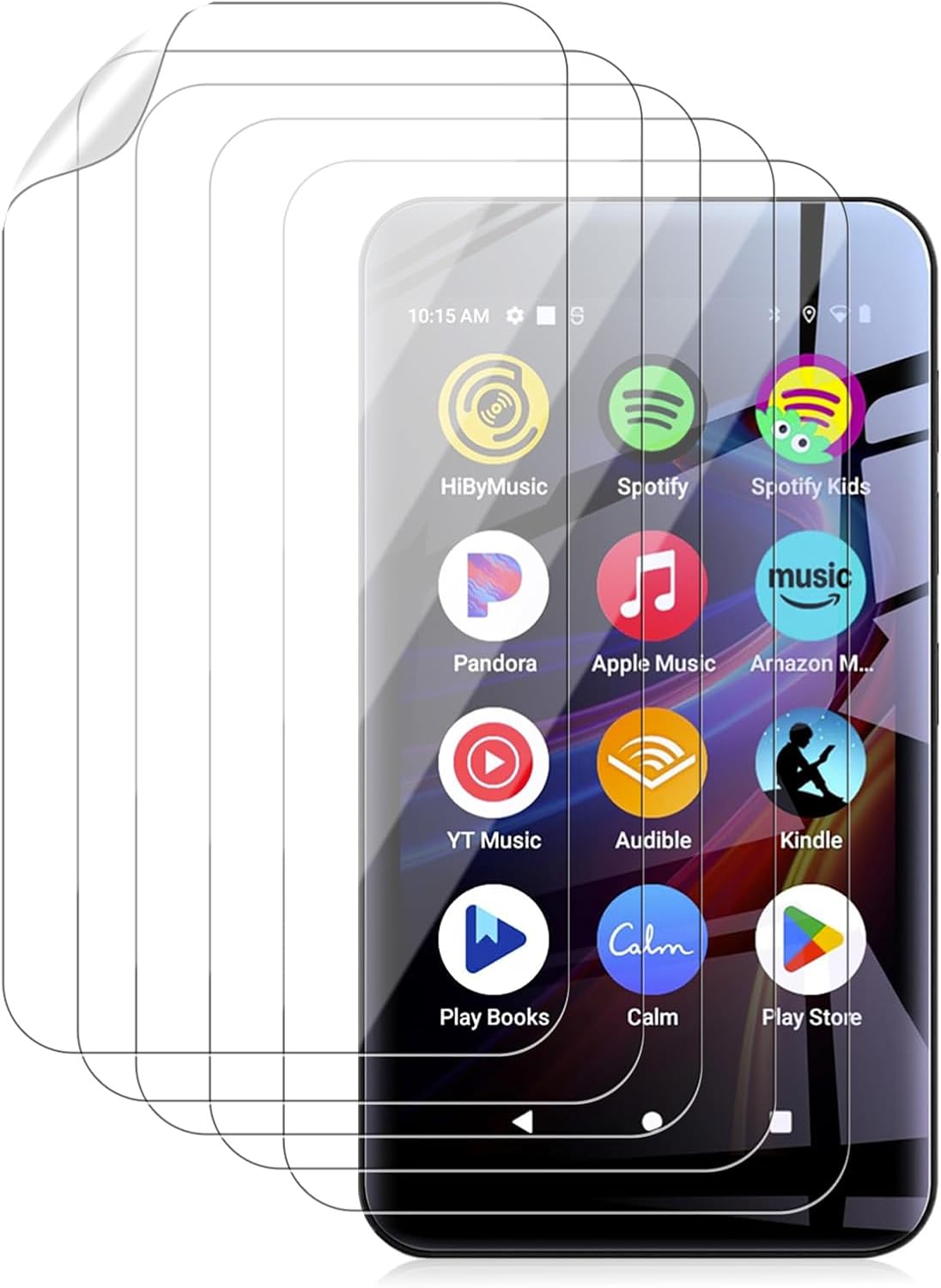 Arxonis 5-Pack G5 MP3 6H Screen Protector for Innioasis Player, Hardness Tempered Glass, Anti-Fingerprint,Anti-Scratch