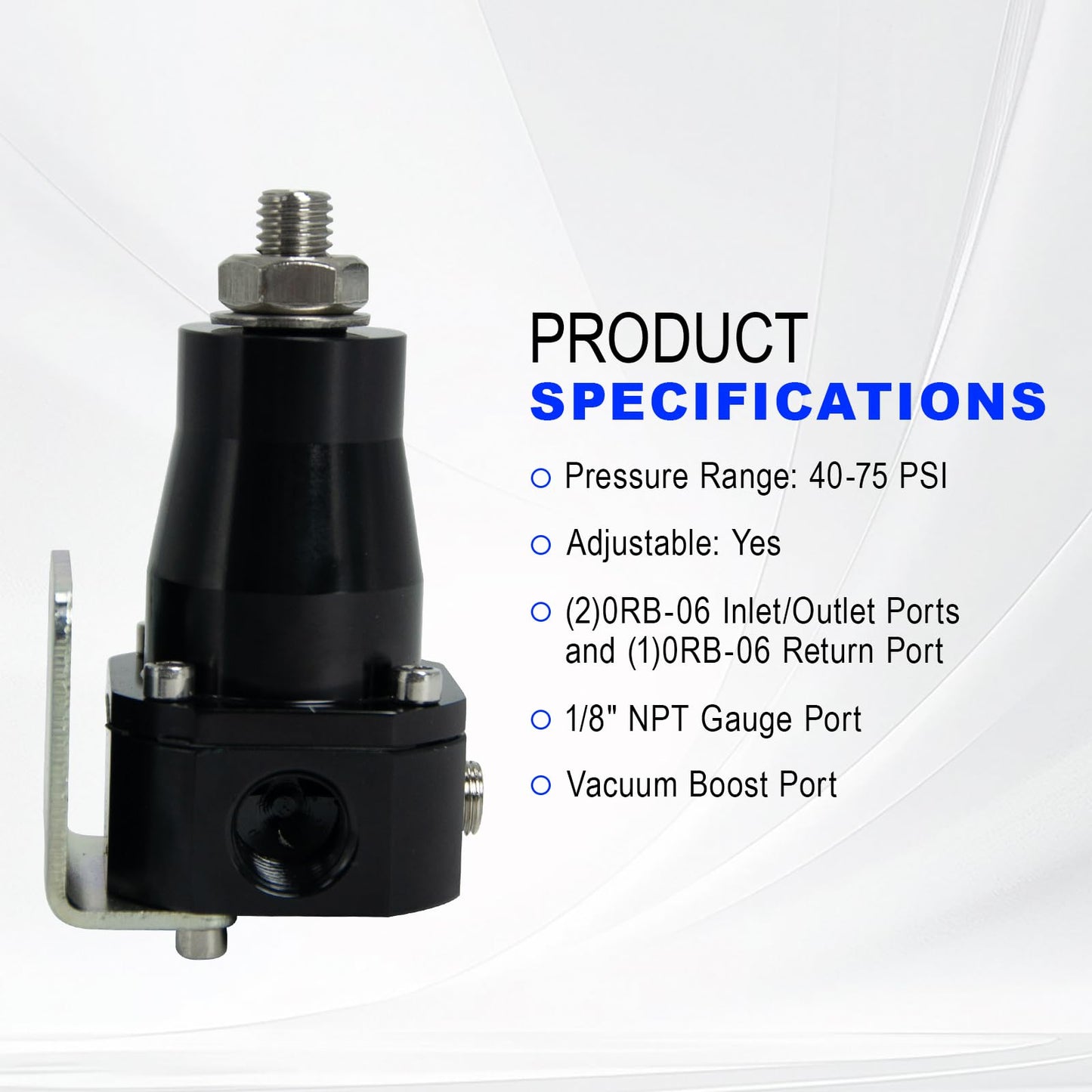 13129 Regulator, EFI Bypass, Adjustable (2) -6 inlets, (1) -6 bypass