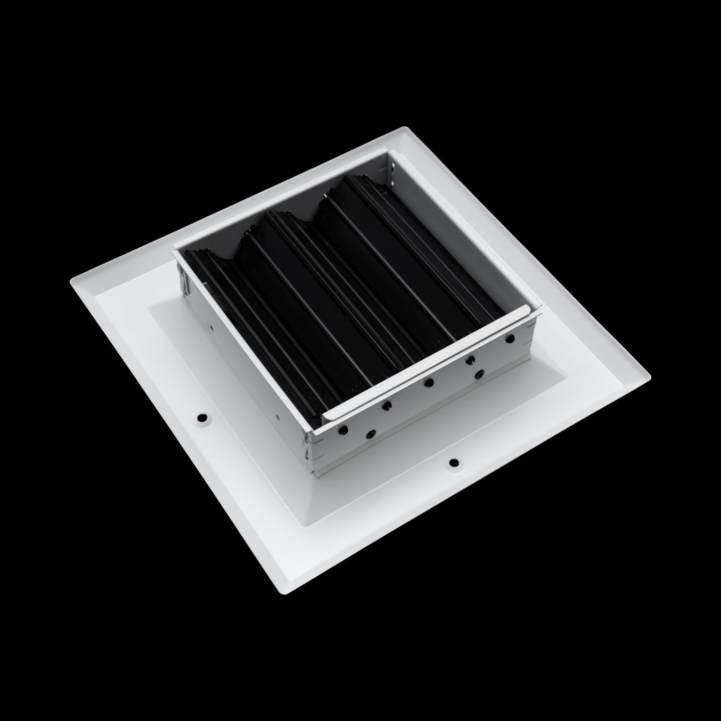 Fits 14x14 Duct Opening 4 Way Aluminum Square Ceiling Diffuser by Handua | Register Vent Cover Grille for Ceiling | Rust Proof | White | Outer Dimensions: 15.75" X 15.75"