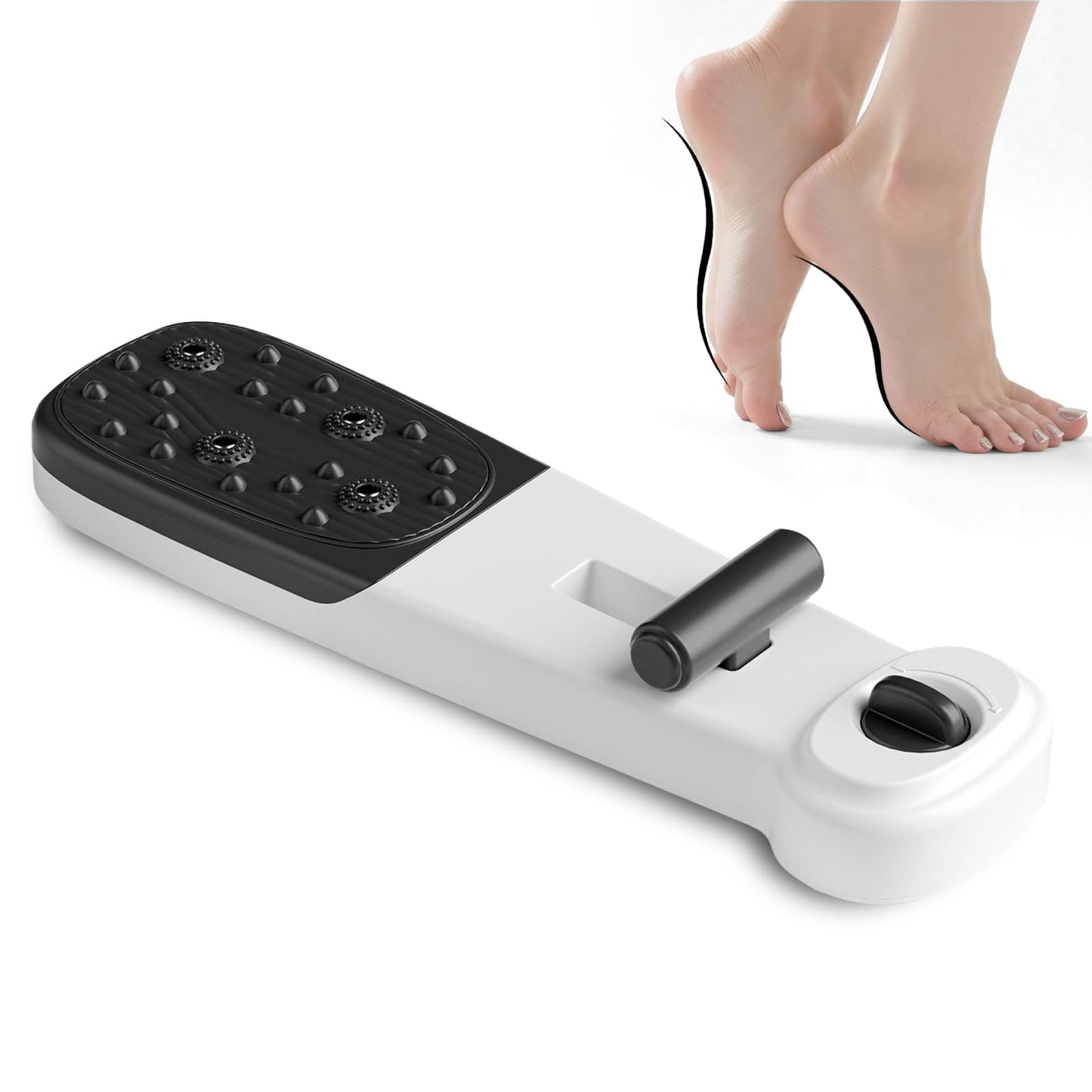 Lerpio Foot Arch Trainer with Adjustable Resistance, Plantar Fasciitis Relief & Arch Support Strength, for Flat Feet, Foot Arch Exercise for Adults & Seniors (White)