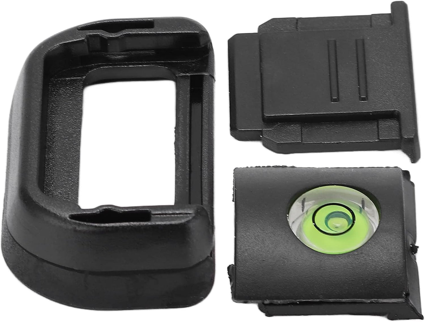WIHFHGZ A6600 A6500 A6400, Viewfinder Eyepiece Eyecup Kit for Plastic Rubber, Black - Protective Camera Cold Shoe