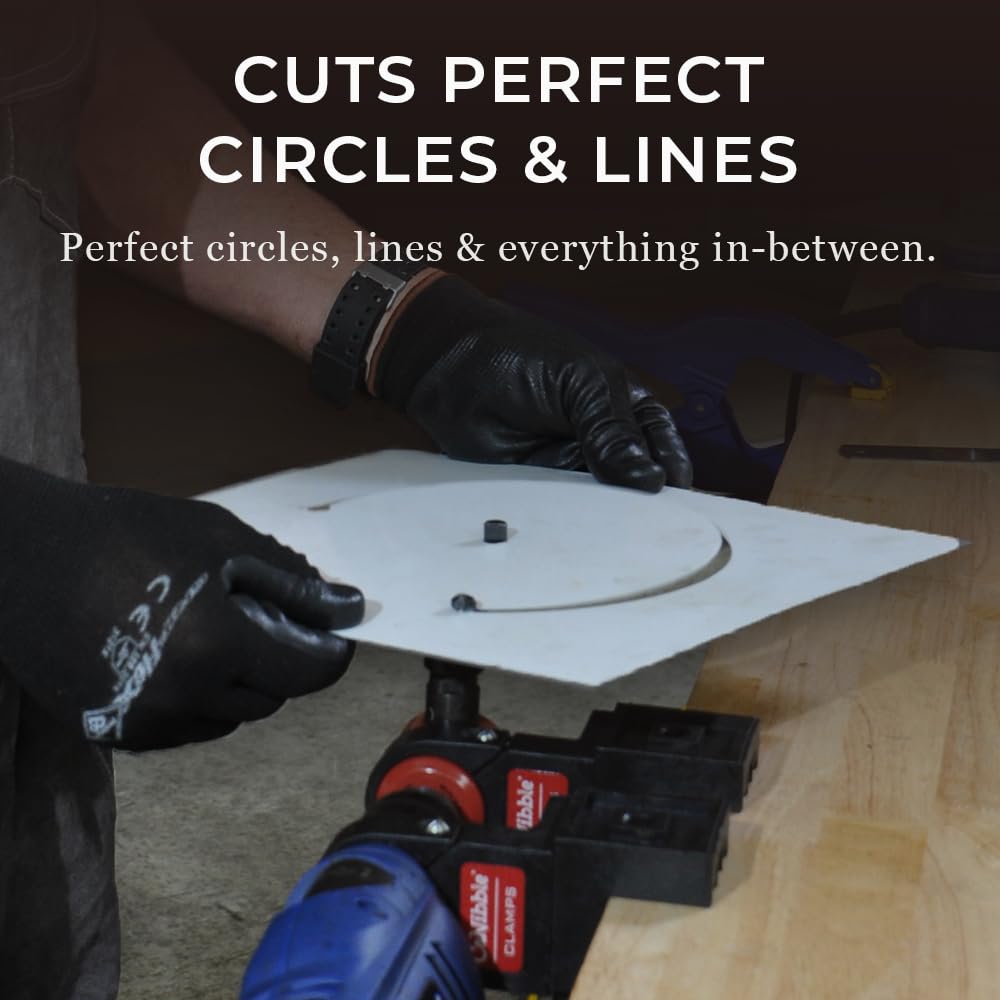 CaNibble Bundle, Professional Nibbler, Sheet Metal Nibbler, Premium Nibbler Drill Attachment, Cuts Straight lines, Curves and Circles, Australian Made
