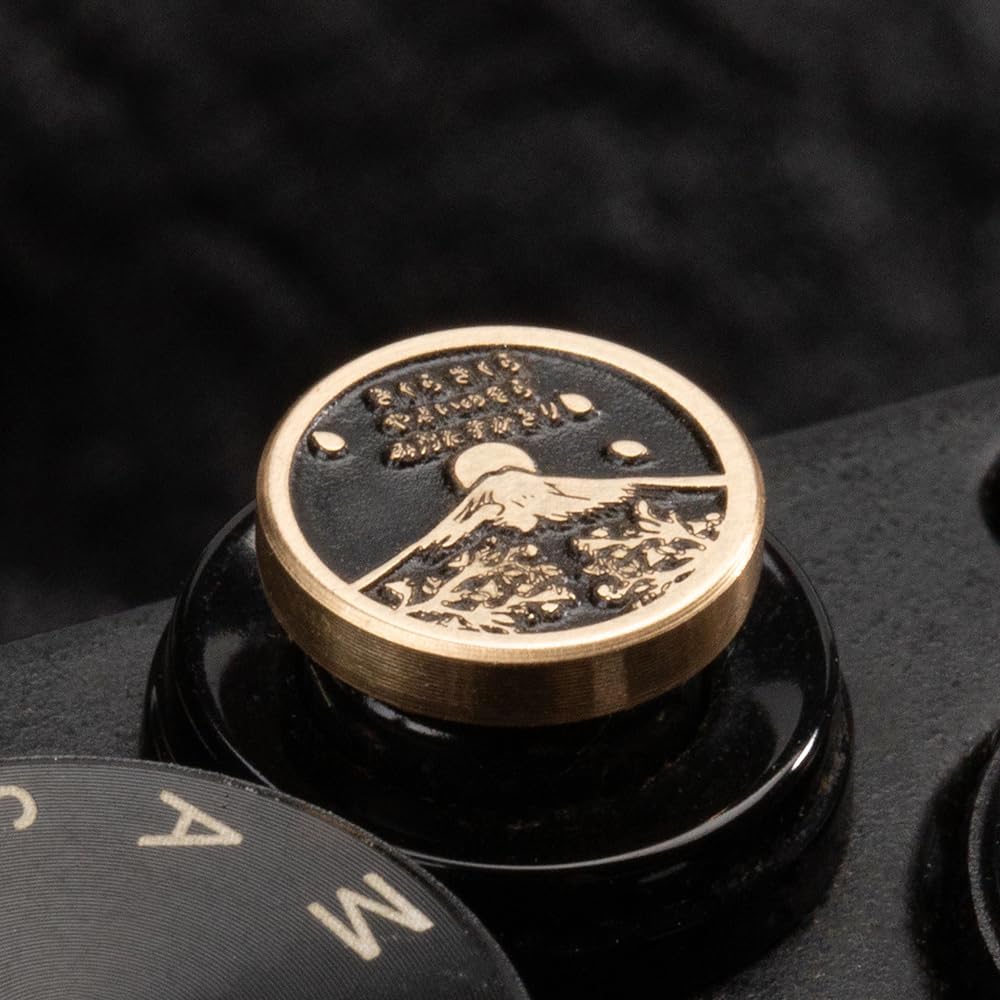 x100vi x100v xpro2 xt50 xt30 xt30ii Falling Cherry Blossoms Camera Metal Shutter Decorative Button for Fujifilm
