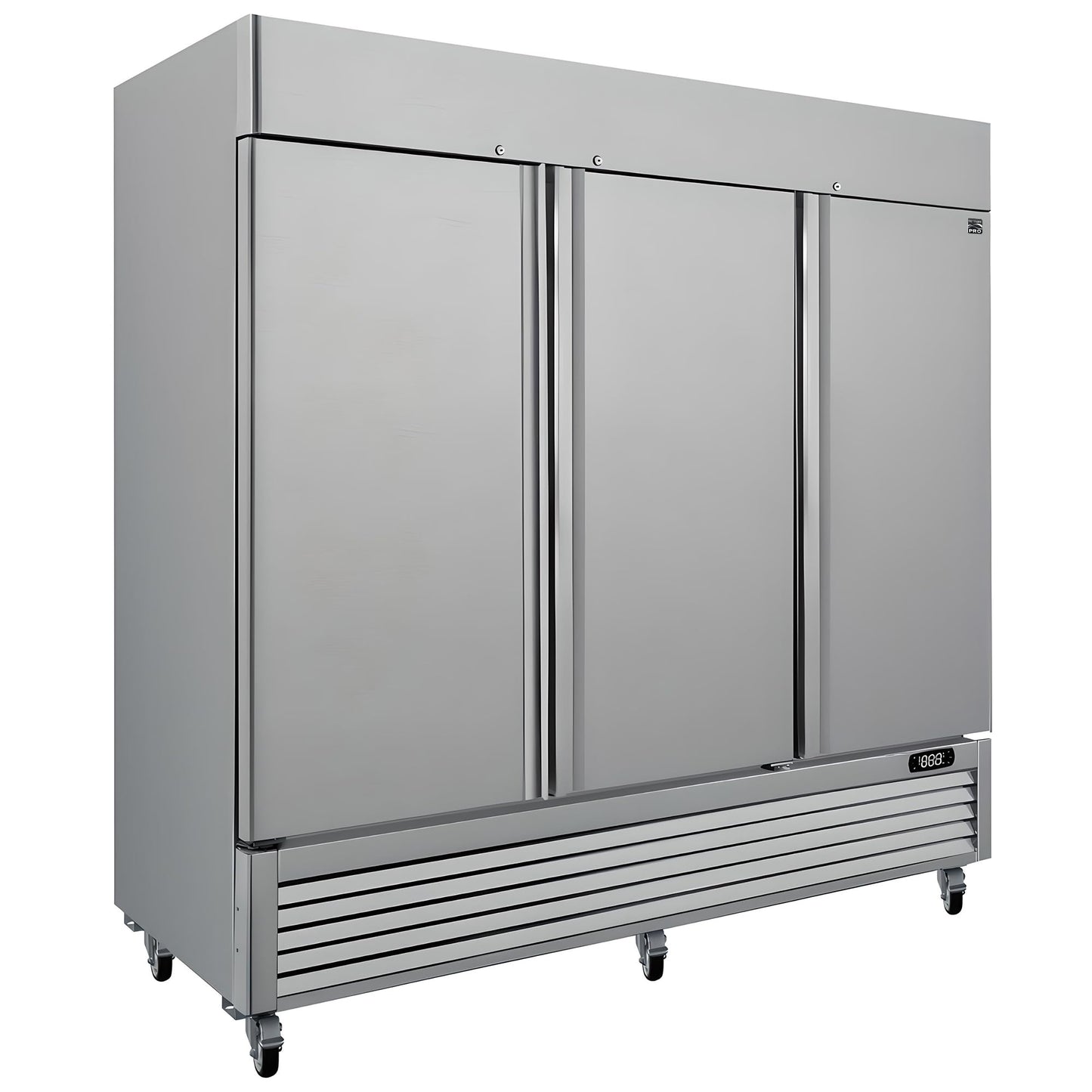 Kenmore Commercial Freezer – Upright Convertible Refrigerator, Frost Free, Congelador For Restaurant, Industrial Use, Cafe, Shop, Buffet Station, Reach-In Full-Size 72 Cu.ft Stainless Steel