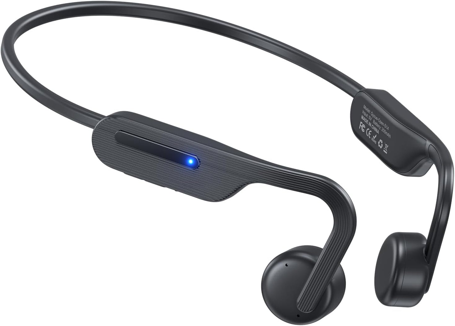 Qyzue 10H Bone Conduction Headphones, Open Ear Headphones, Superior Sound Wireless Bluetooth Running Headphones
