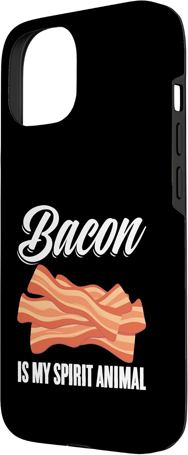 Bacon Is My Spirit Animal Bacon Lover 15 Bacon Is My Spirit Animal Meat Funny Breakfast Bacon Case for iPhone