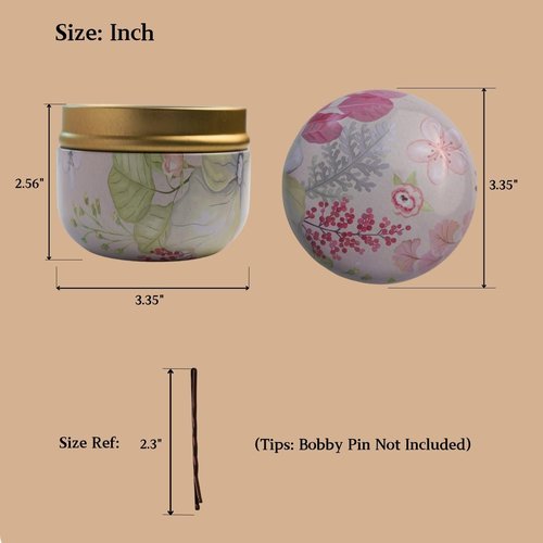 FAIRCHIC Magnetic Bobby Pin Holder, Magnetic Pin Holder for Vanity, 2-in-1 Design Paper Clip Holder, Vanity Storage Hair Accessories Organizer, Bobby Pin Case, Pink