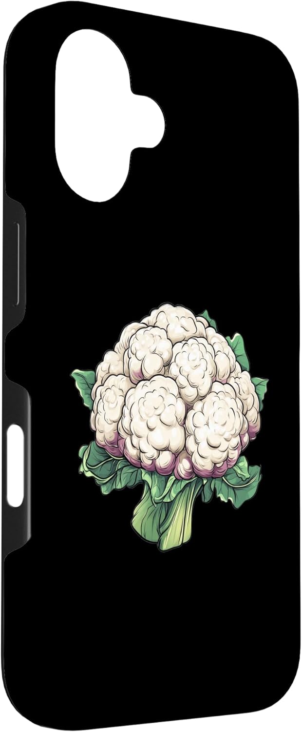 Cauliflower Brassica Oleracea Vegetable Designs 16 iPhone Cauliflower Pop Art Case
