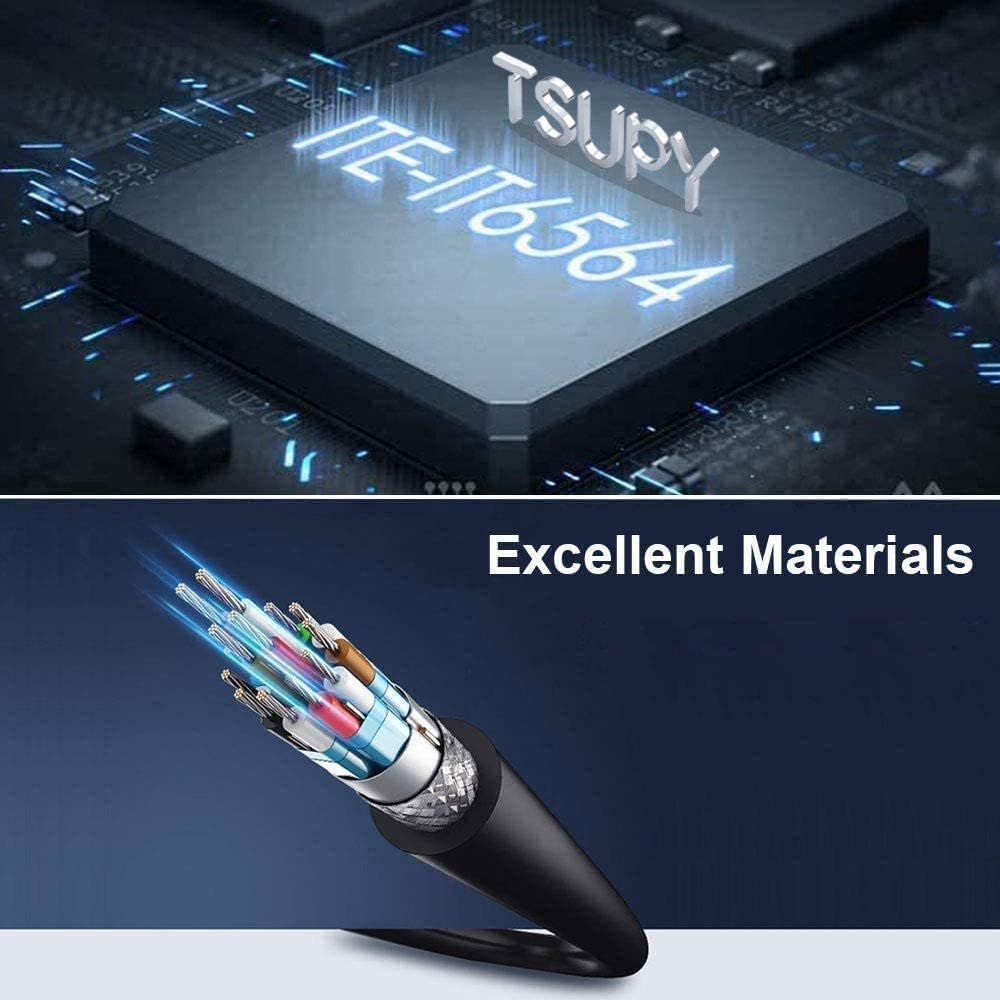 TSUPY 3.0, 5 1 3.0 3 3.0 USB Hub in Multiport Adapter USB Hub with SD Micro SD Card Reader, USB Ports Compatible