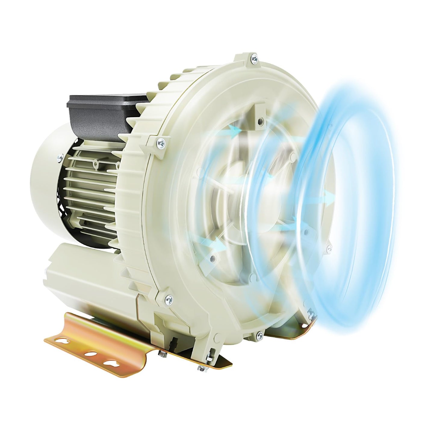 Air Pump Blower, 370W Aquaculture Vortex Air Blower Industrial Oxygen Pump Blower Seafood Pond Fish Tank Vortex Air Blower,Commercial Electric Aquarium Air Pump for Oxygen Supply, Max 12Kpa