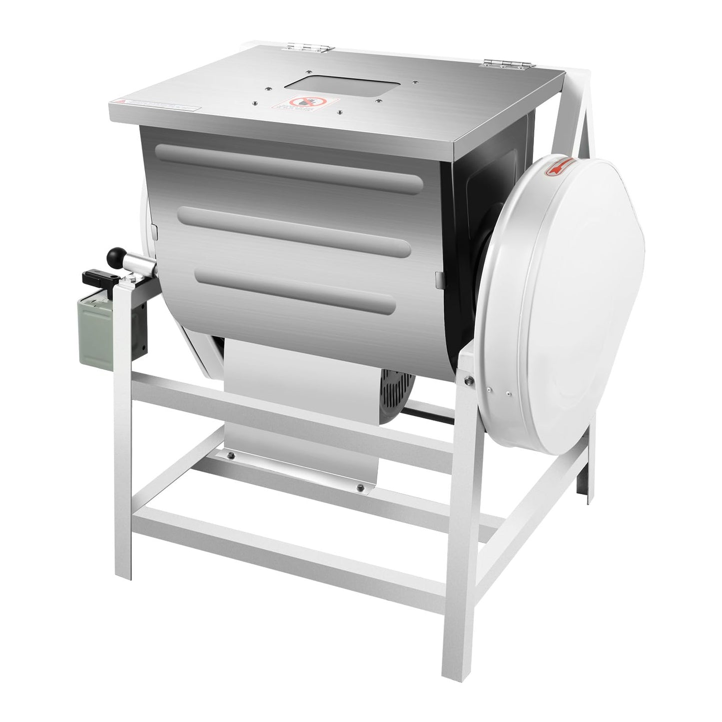 Commercial Dough Mixer Big Electric Flour Mixing Machine 1500W 30QT Large Capacity Heavy Duty Dough Kneading Machine with 90° Tilt Bowl, Dual Rotation for Bakeries, Pizzerias, Restaurants
